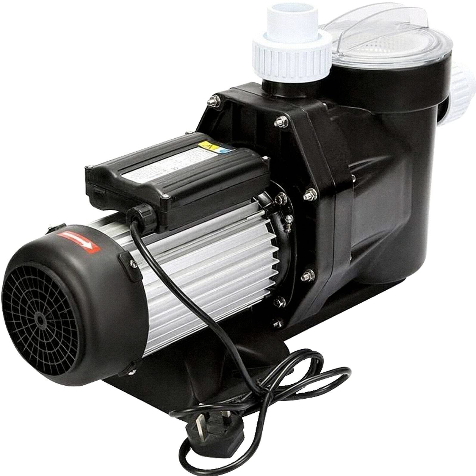 iMeshbean 2.5HP Swimming Pool Pump - 1850W High Performance Motor with Strainer Basket for Inground & Above Ground Pools - Perfect for Water Circulation, Filtration & Pool Maintenance