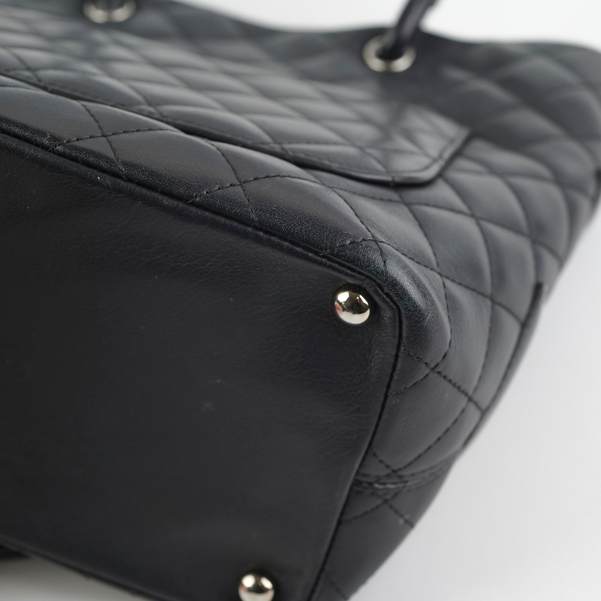 Chanel Cambon Small Tote Bag for Women - Luxury Leather Shoulder Handbag - Perfect for Work, Travel & Everyday Use