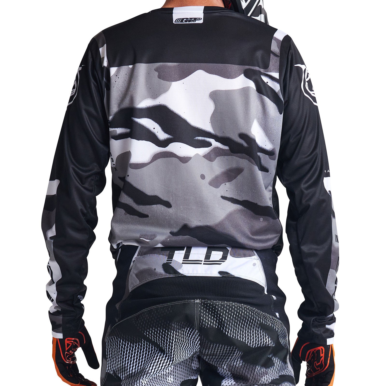GP Jersey Brazen Camo Gray - Performance Sports Jersey for Men - Lightweight & Breathable for Football, Basketball & Outdoor Activities
