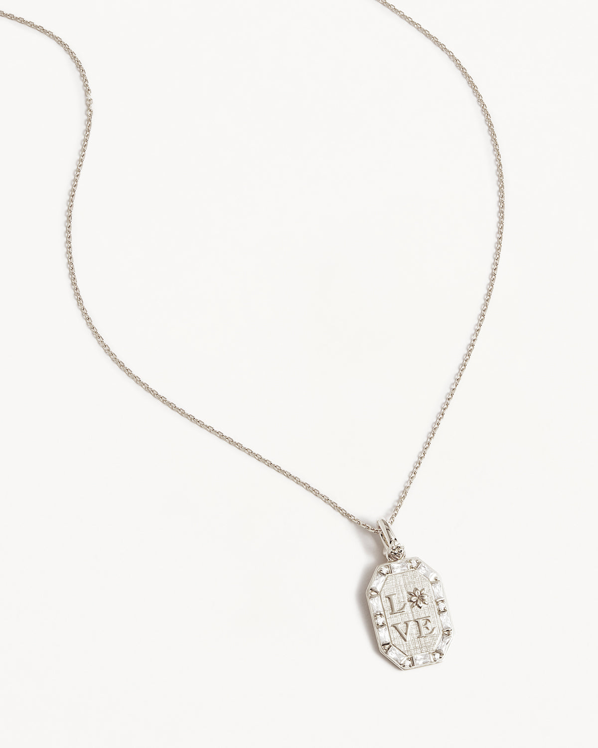Sterling Silver Love Necklace for Women - Romantic Heart Pendant Jewelry Gift for Her - Perfect for Anniversaries, Valentine's Day & Special Occasions