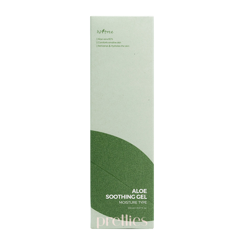 Isntree Aloe Soothing Gel Moisture Type 150ml - Hydrating & Calming Face Moisturizer for Sensitive Skin | Perfect for Sunburn Relief & Daily Skincare Routine