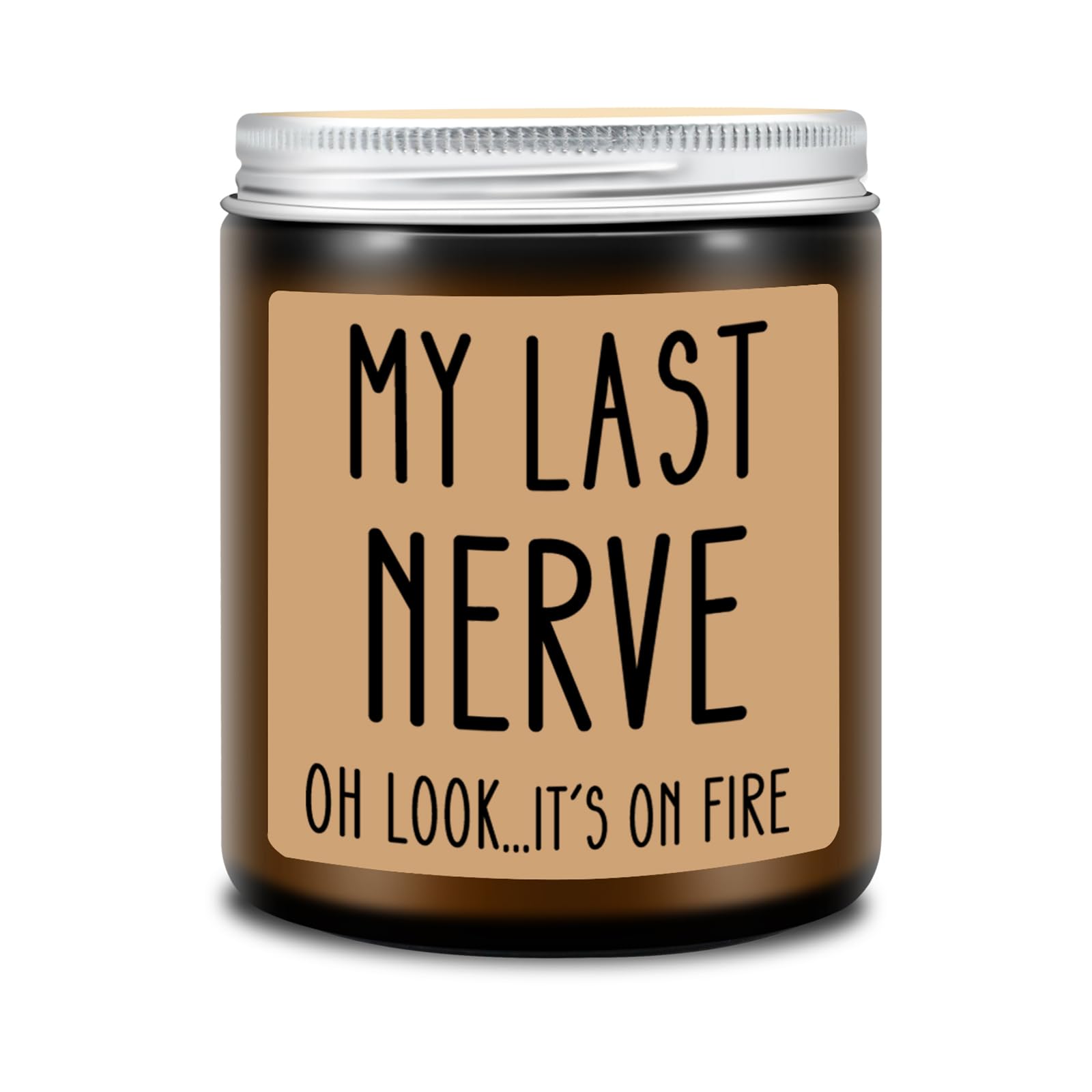 Funny Lavender Scented Candle - Unique Birthday Gift for Women, Best Friend, Mom, Sister, BFF | Relaxing Aromatherapy Candle for Stress Relief, Home Decor & Friendship Gifts