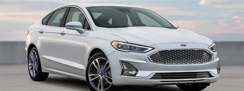 2019-2020 Ford Fusion LED Fog Lights Kit - OEM Style Clear Lens Fog Lamp Assembly - Perfect for Night Driving & Bad Weather Visibility