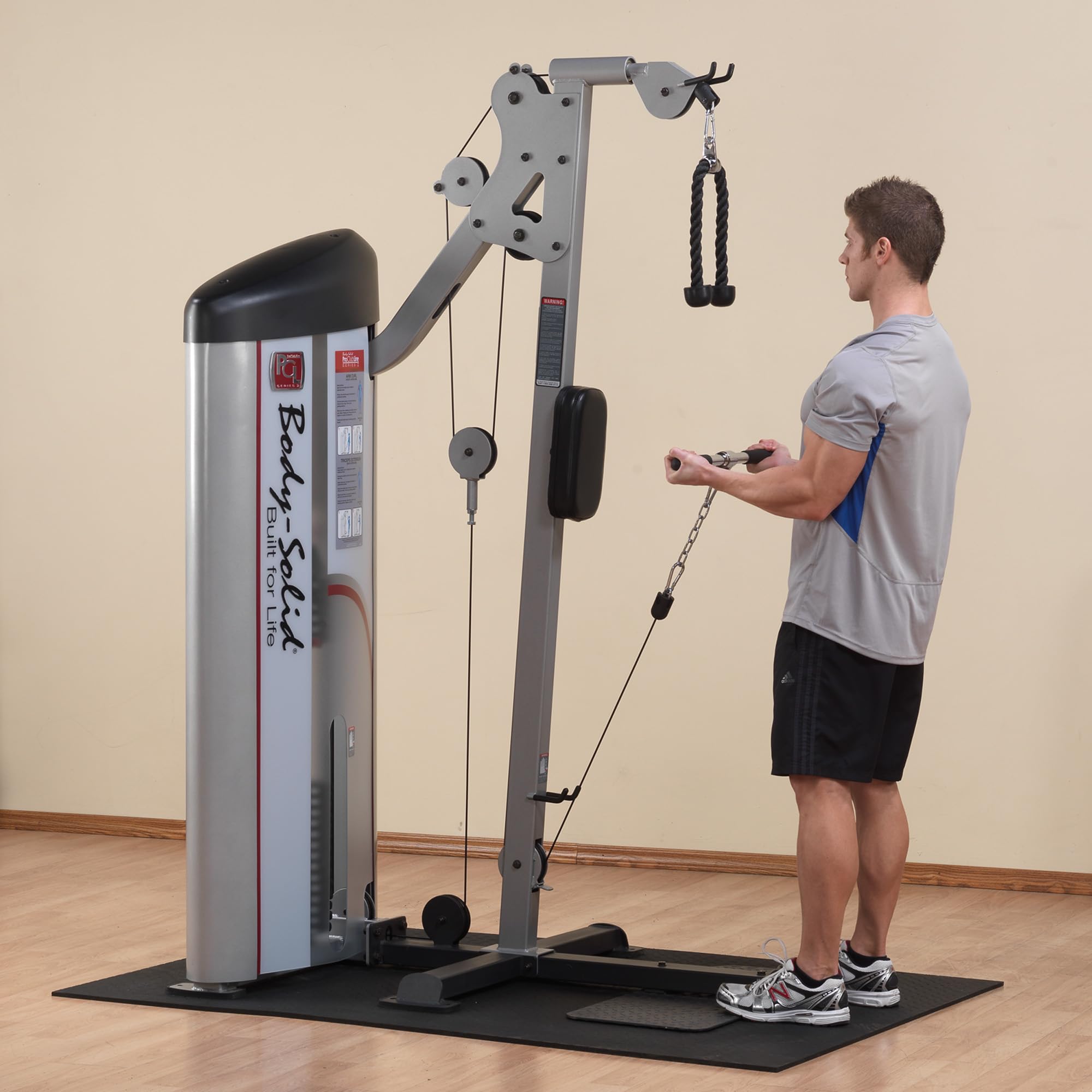 Body Solid Pro Clubline Series II Bicep & Tricep Machine (S2BTP-1) - 160 lb Weight Stack for Biceps & Triceps Workouts - Commercial & Home Gym Equipment for Strength Training & Muscle Building