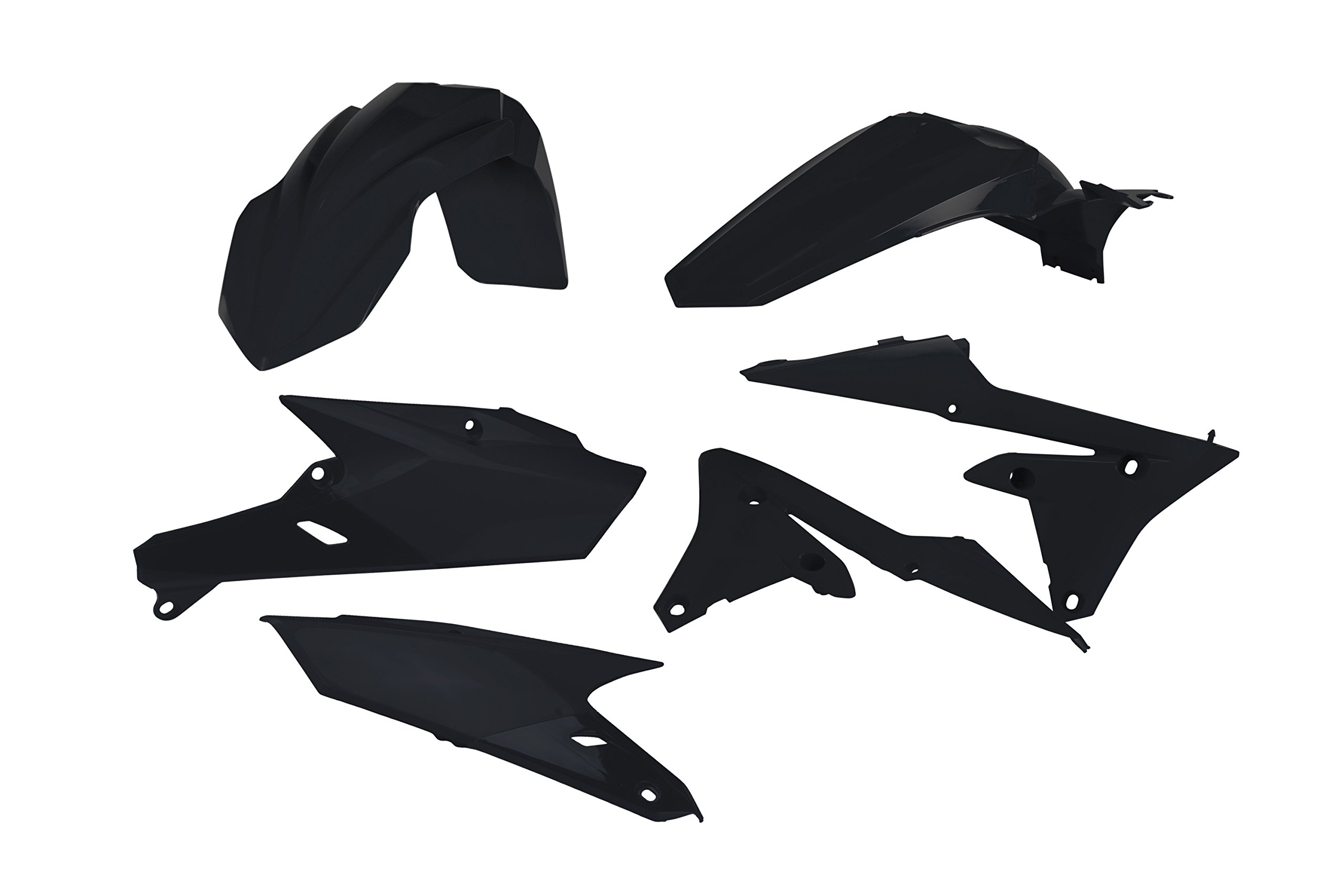Acerbis 2374180001 Black Plastic Kit - Durable Motorcycle Body Replacement Parts for Off-Road & Adventure Bikes