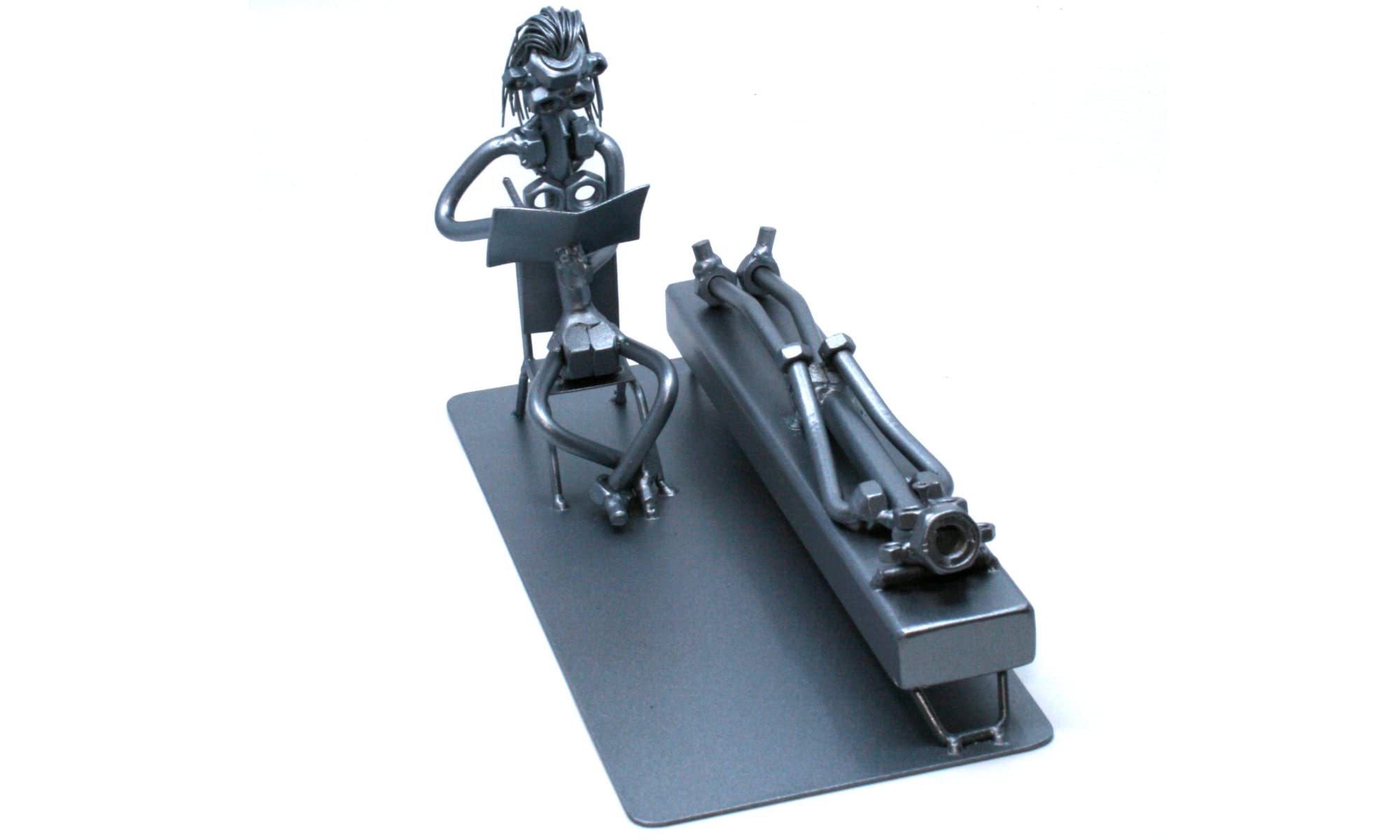 Personalized Nuts and Bolts Psychology Gift for Women - Funny Therapist Graduation Present, Welded Metal Art for School Psychologists | Perfect for Office Decor, Counselor Appreciation & Psychology Student Gifts