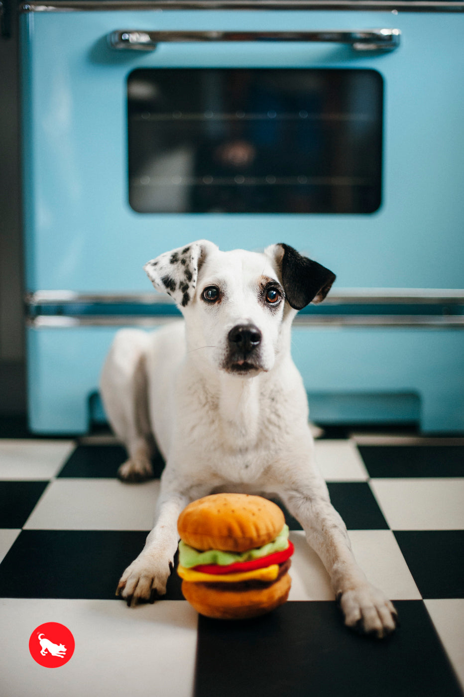 American Classic® La Hamburguesa Plush Dog Toy - Soft & Durable Chew Toy for Small & Large Dogs - Perfect for Playtime, Training & Cuddling