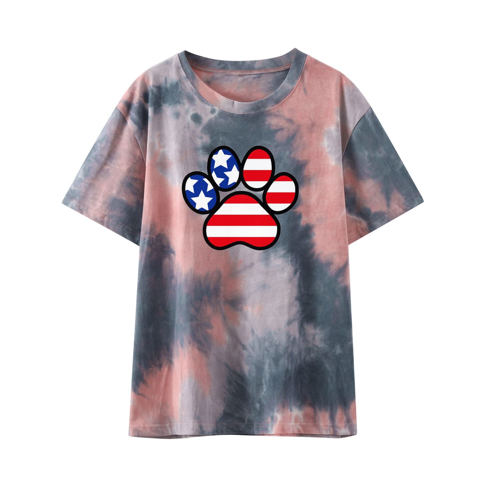 Women's Casual T-Shirts - Cute Printed Summer Tees, Loose Fit Plus Size Short Sleeve Blouses, Sexy & Comfortable Tunic Tops for Everyday Wear, Beach Outings & Date Nights