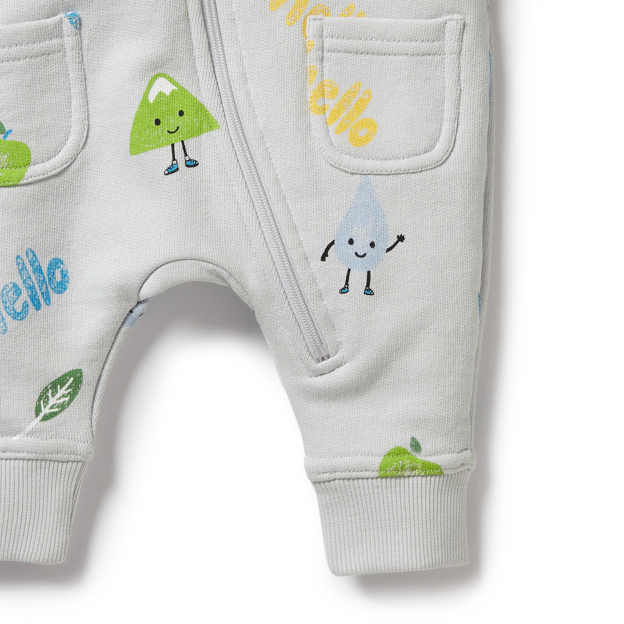 Bluebell Organic Terry Growsuit for Babies - Soft & Breathable Cotton Romper for Newborns & Infants - Perfect for Playtime, Sleep & Everyday Comfort