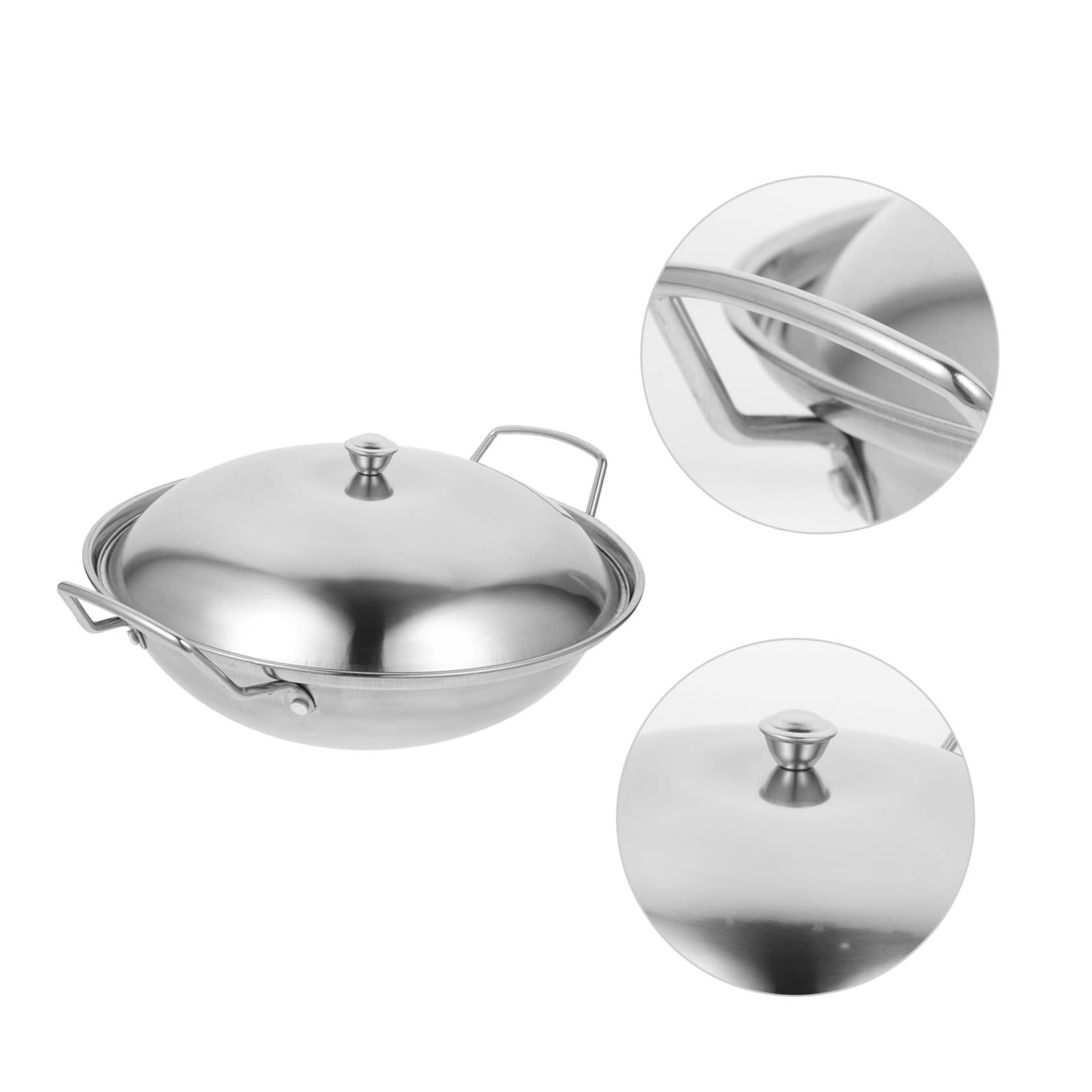 Bestoyard 10-Piece Stainless Steel Cookware Set with Lids - Oven Safe Pots, Pans & Griddle for Baking, Frying & Cooking - Perfect for Home Kitchen, Restaurant & Hot Pot Meals