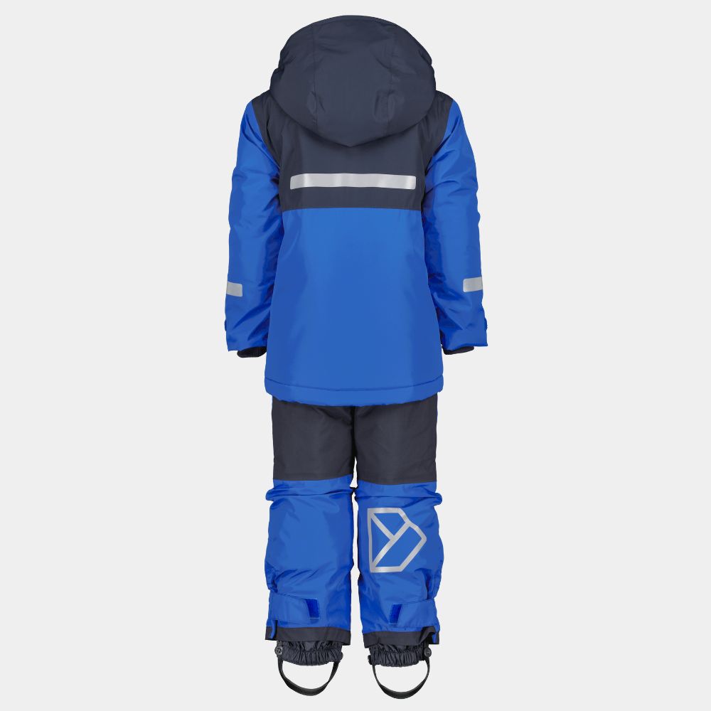 Didriksons Skare Kids Ski Jacket & Pants Set - Waterproof Winter Snowsuit for Boys & Girls, Caribbean Blue - Perfect for Skiing, Snowboarding & Outdoor Winter Activities