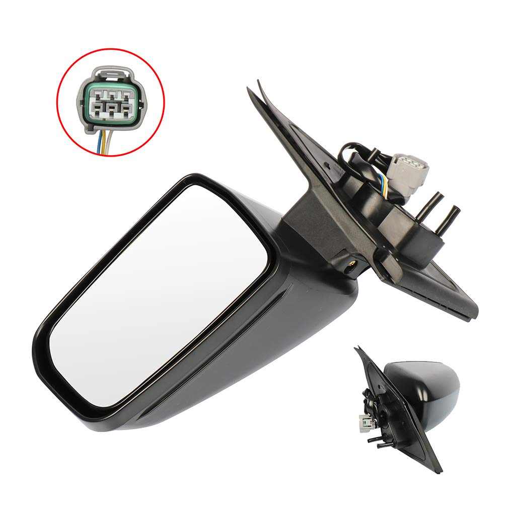 2004-2008 Mitsubishi Galant Driver Side Power Adjustable Mirror Replacement - Left Side Non-Folding Exterior Mirror for Enhanced Visibility and Safe Driving