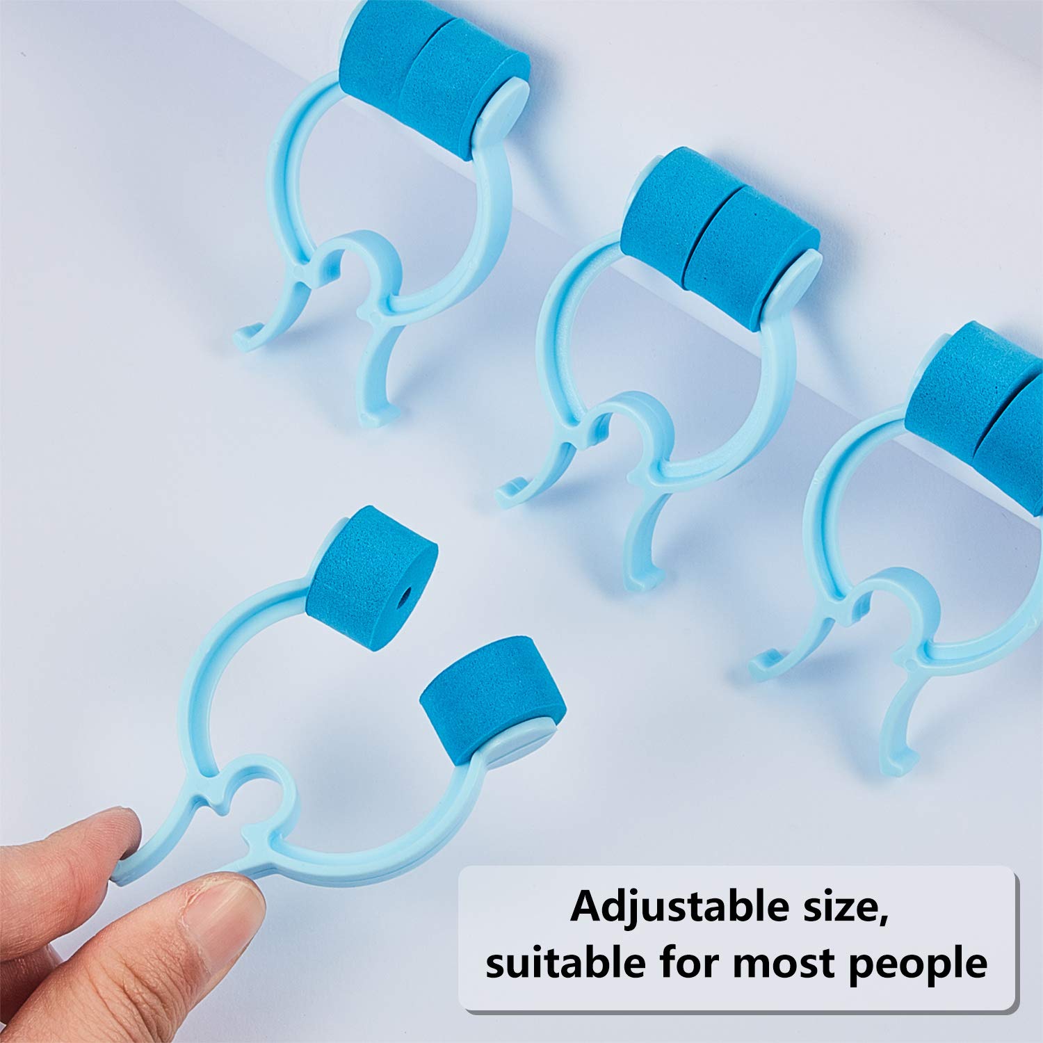 16pcs Nose Clips for Swimming & Emergency - Plastic Foam Nasal Stoppers