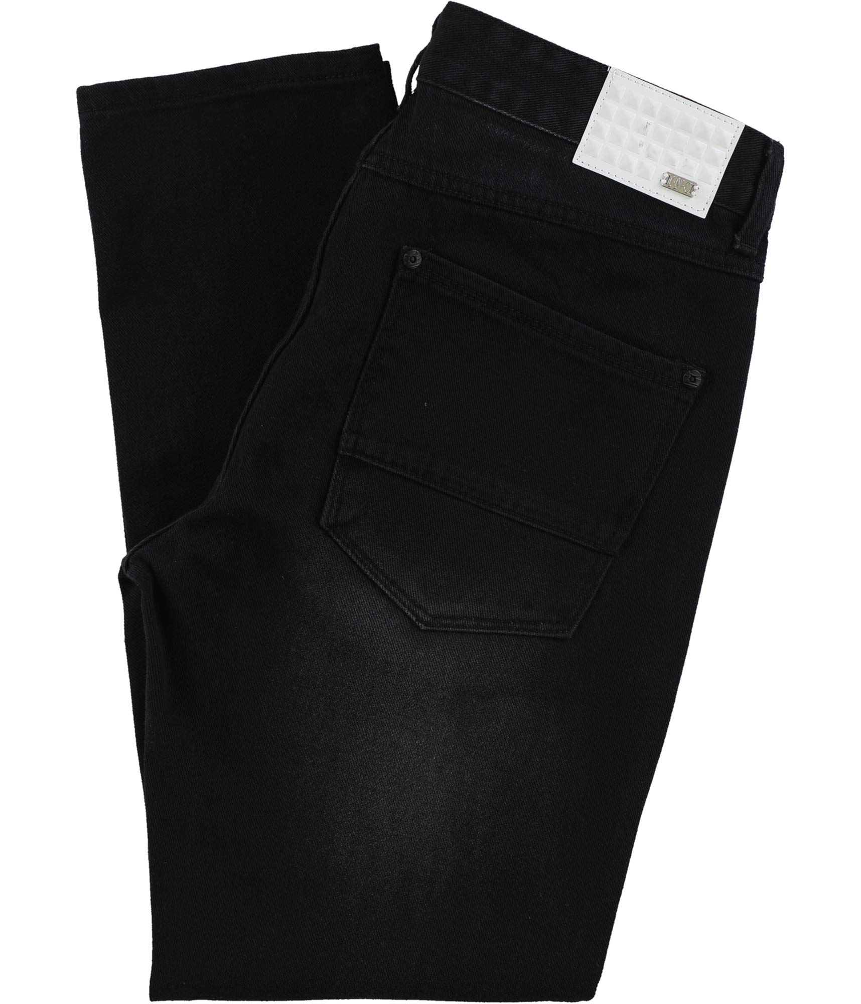Men's Black Striped Skinny Fit Jeans - 38W x 34L | Slim Stretch Denim Pants for Casual Wear & Night Out