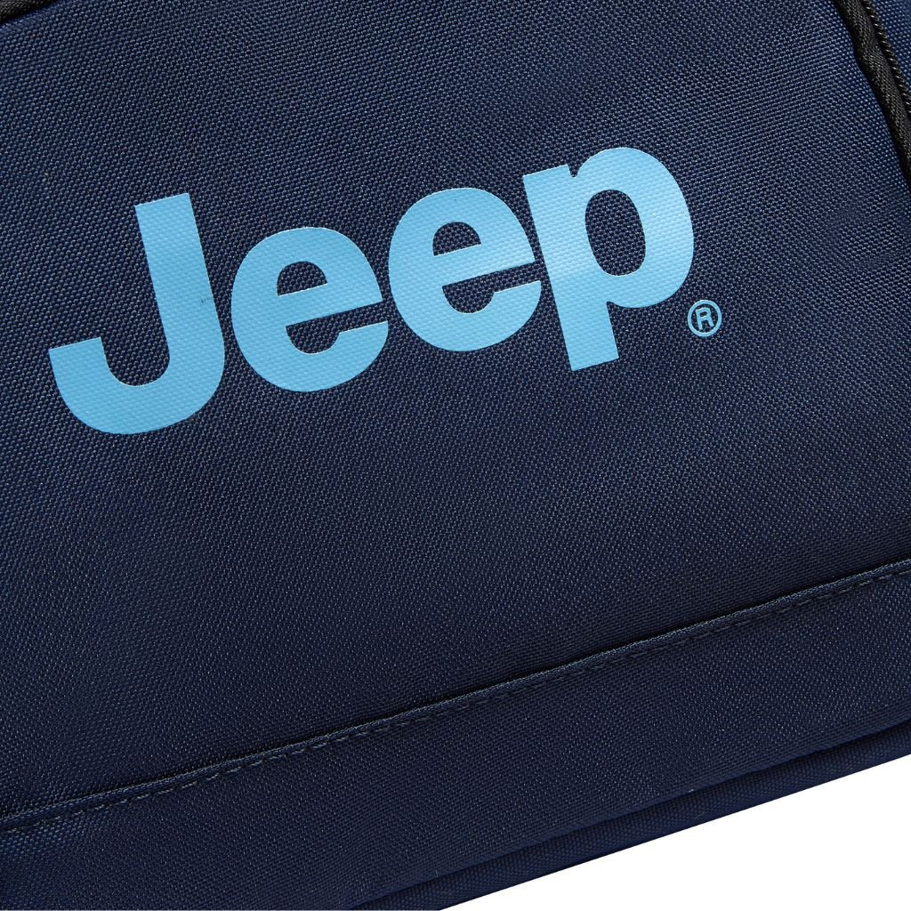 Jeep Rolltop 17 Laptop Backpack - Waterproof Navy Blue Backpack for Men & Women - Perfect for Work, Travel & Outdoor Adventures