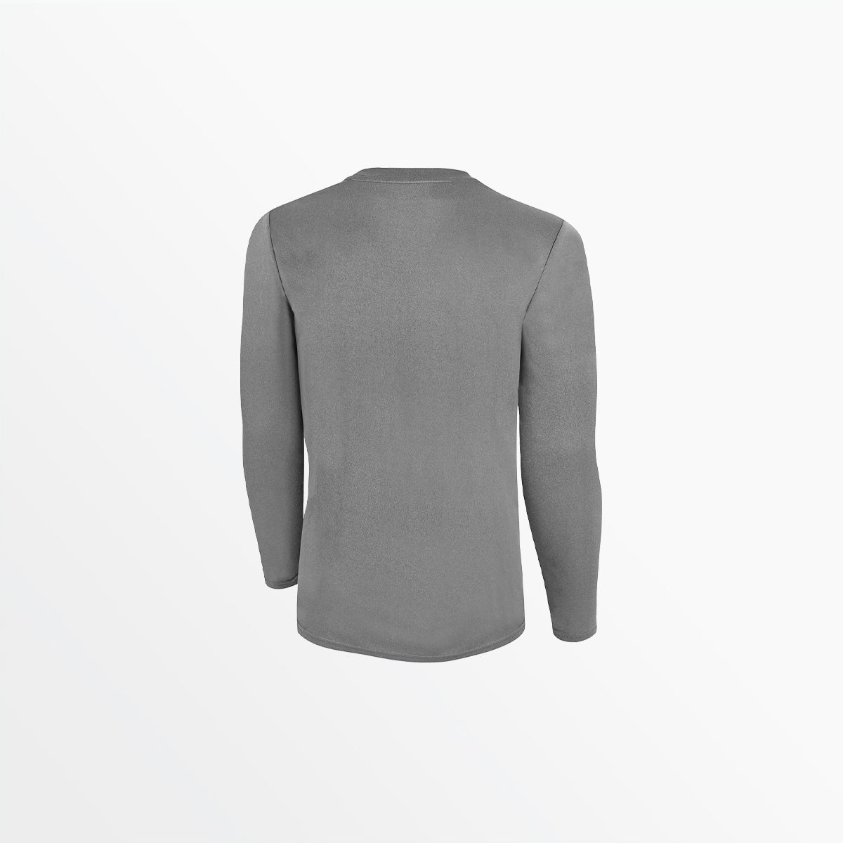 Youth Basics Crew Neck Long Sleeve Polyester T-Shirt - Comfortable Casual Wear for School, Sports & Everyday Activities
