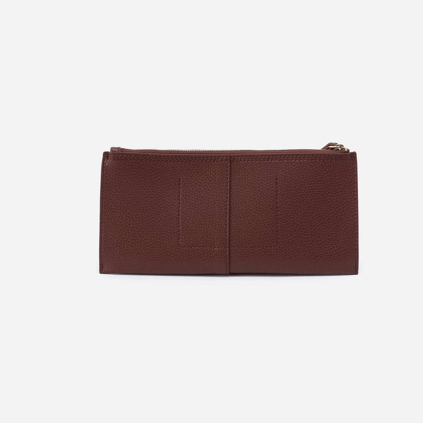 Premium Vida Large Pouch in Micro Pebbled Leather - Chocolate Brown Luxury Crossbody Bag for Women | Perfect for Work, Travel & Everyday Essentials