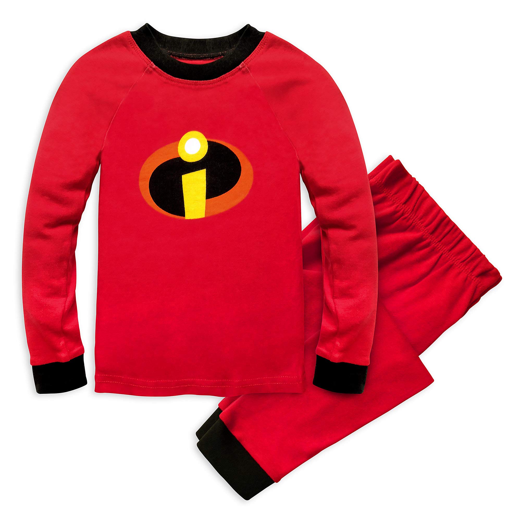 Disney Pixar Incredibles Superhero Costume Pajamas for Boys - Kids Superhero Sleepwear for Halloween & Cosplay Parties