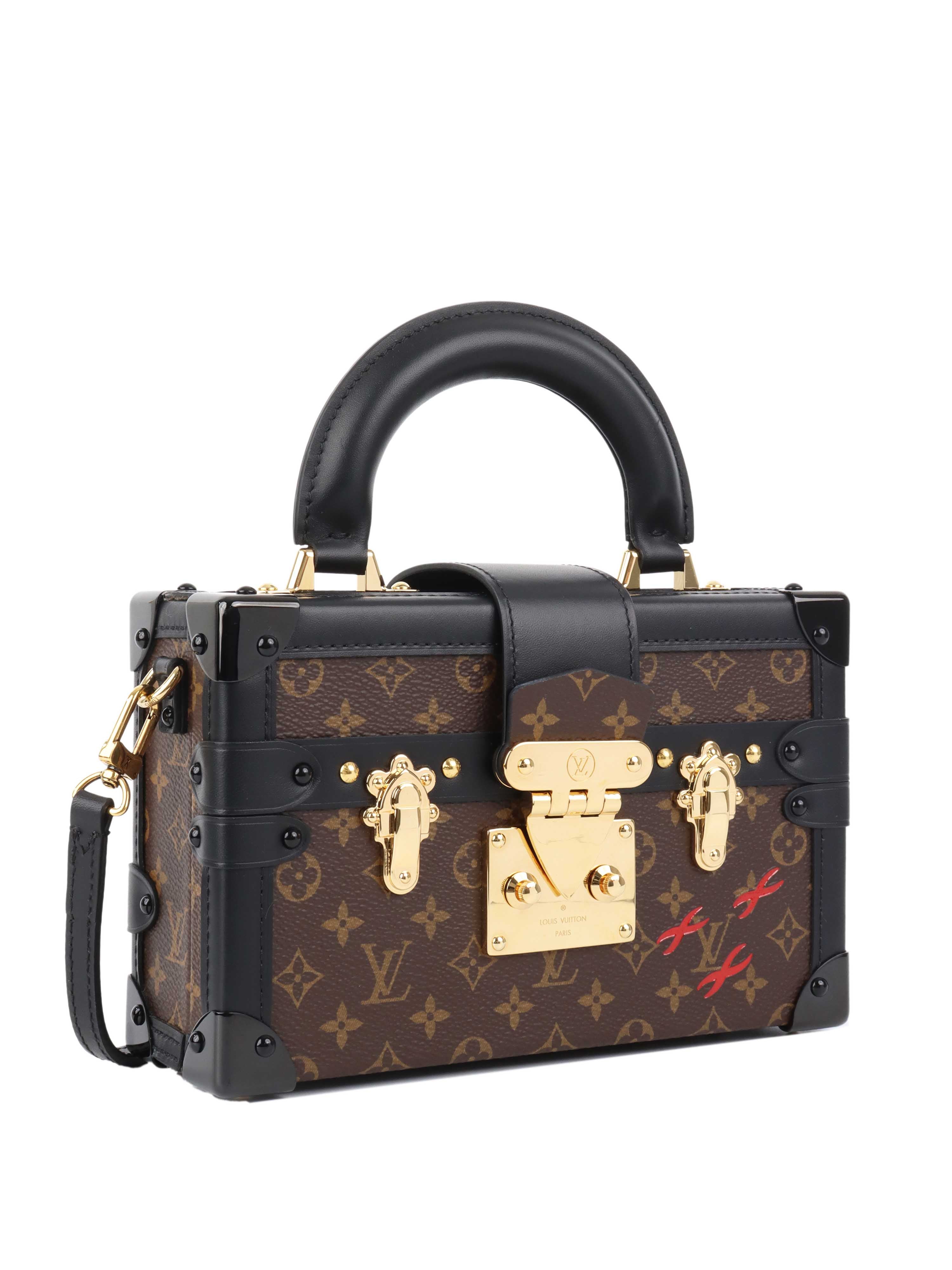 Louis Vuitton Petite Malle Crossbody Bag - Luxury Leather Handbag for Women | Perfect for Parties, Date Nights & Special Occasions
