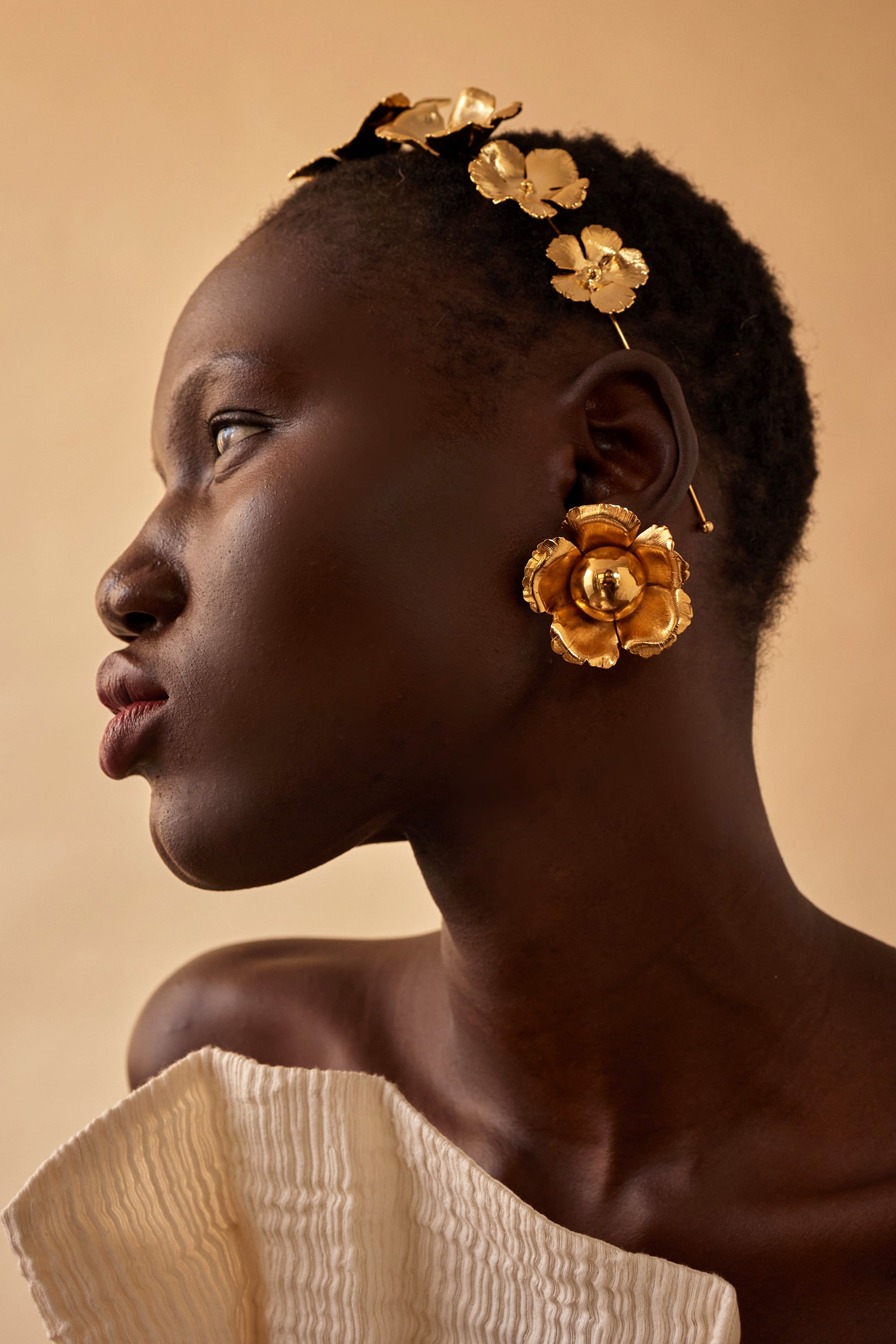 Eden Domed Stud Earrings for Women - Elegant Gold/Silver Jewelry for Everyday Wear | Perfect for Gifts, Parties & Special Occasions
