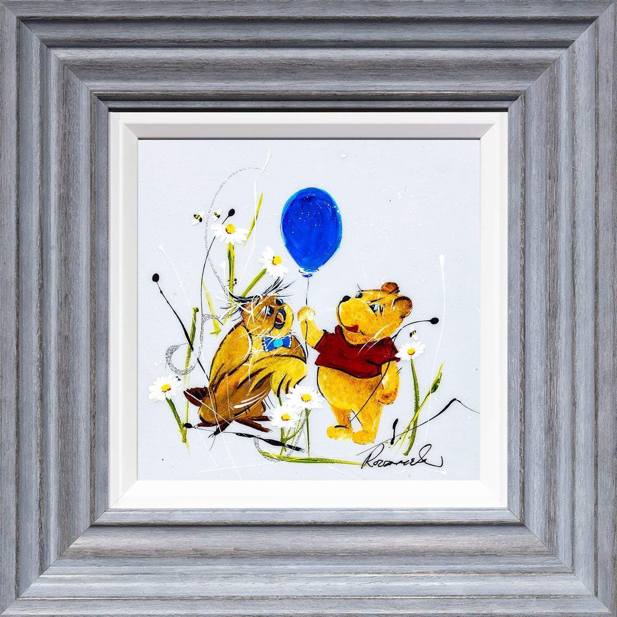 Original Set of 4 'Oh, Bother' Plush Toys - Perfect for Disney Fans, Collectors, and Winnie the Pooh Lovers - Great for Gifts, Home Decor, and Kids' Bedroom