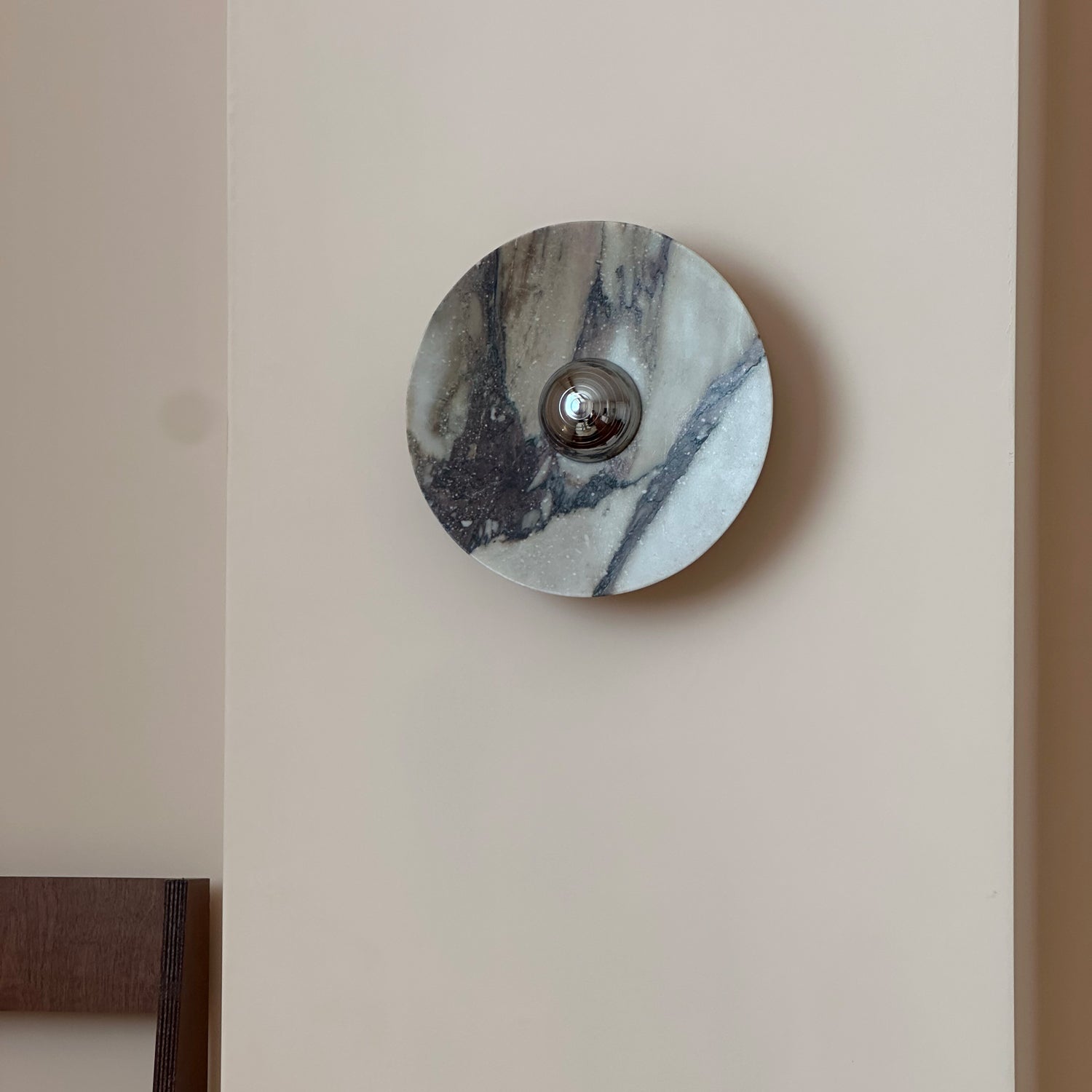 Calacatta Marble Wall Sconce Light - Modern Gold Finish Bathroom Vanity Lighting for Bedroom, Hallway & Living Room Decor