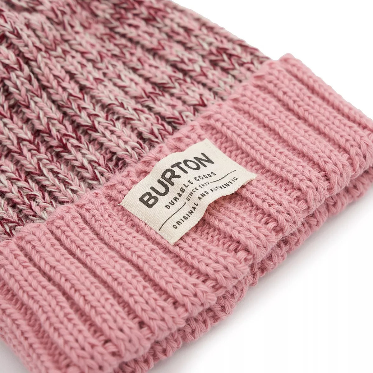 Burton Basic Blush Wool Beanie Hat for Men & Women - Soft & Warm Winter Knit Cap for Outdoor Activities, Skiing, and Casual Wear