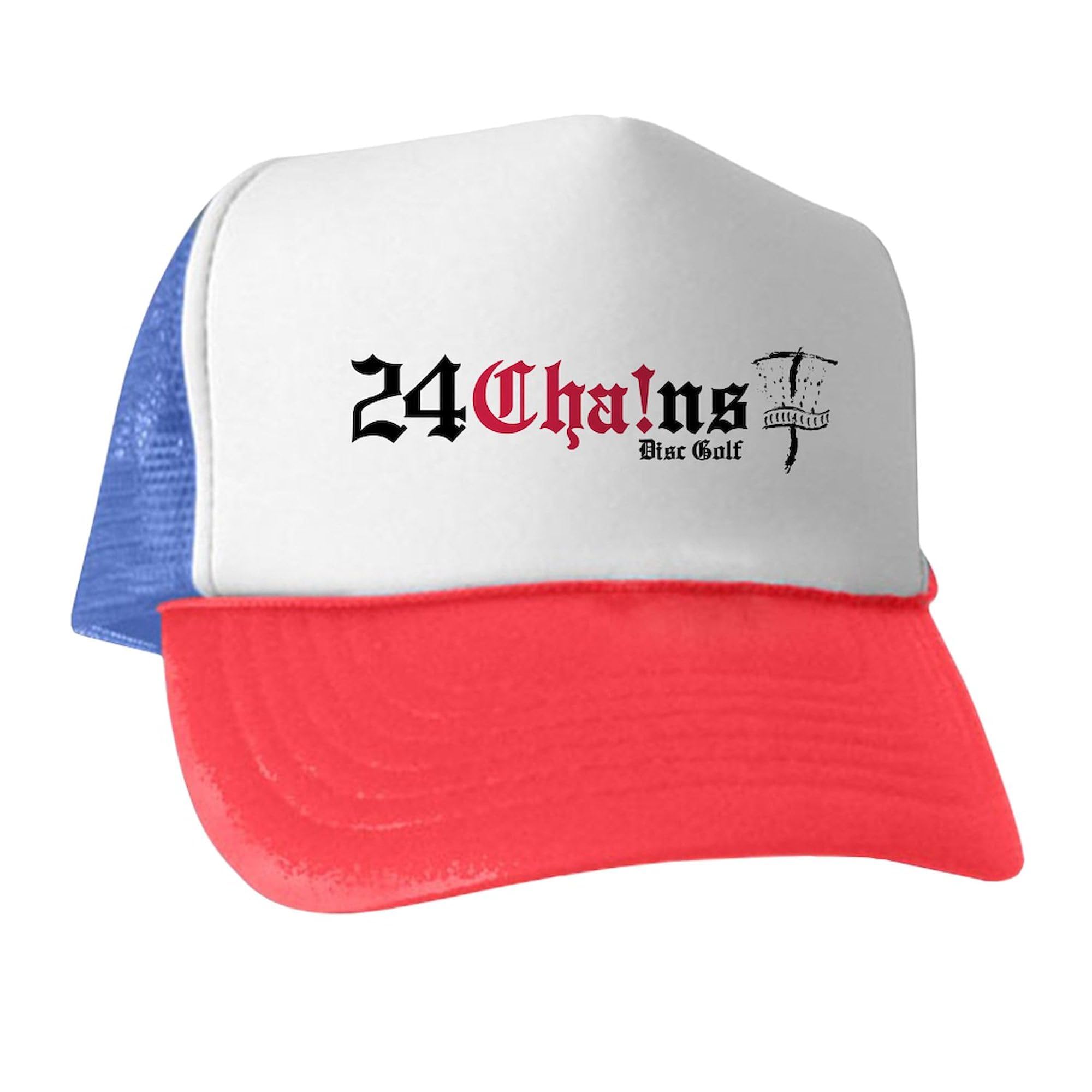 24 Chains Disc Golf Adjustable Snapback Trucker Hat by CafePress - Perfect for Outdoor Sports & Casual Wear