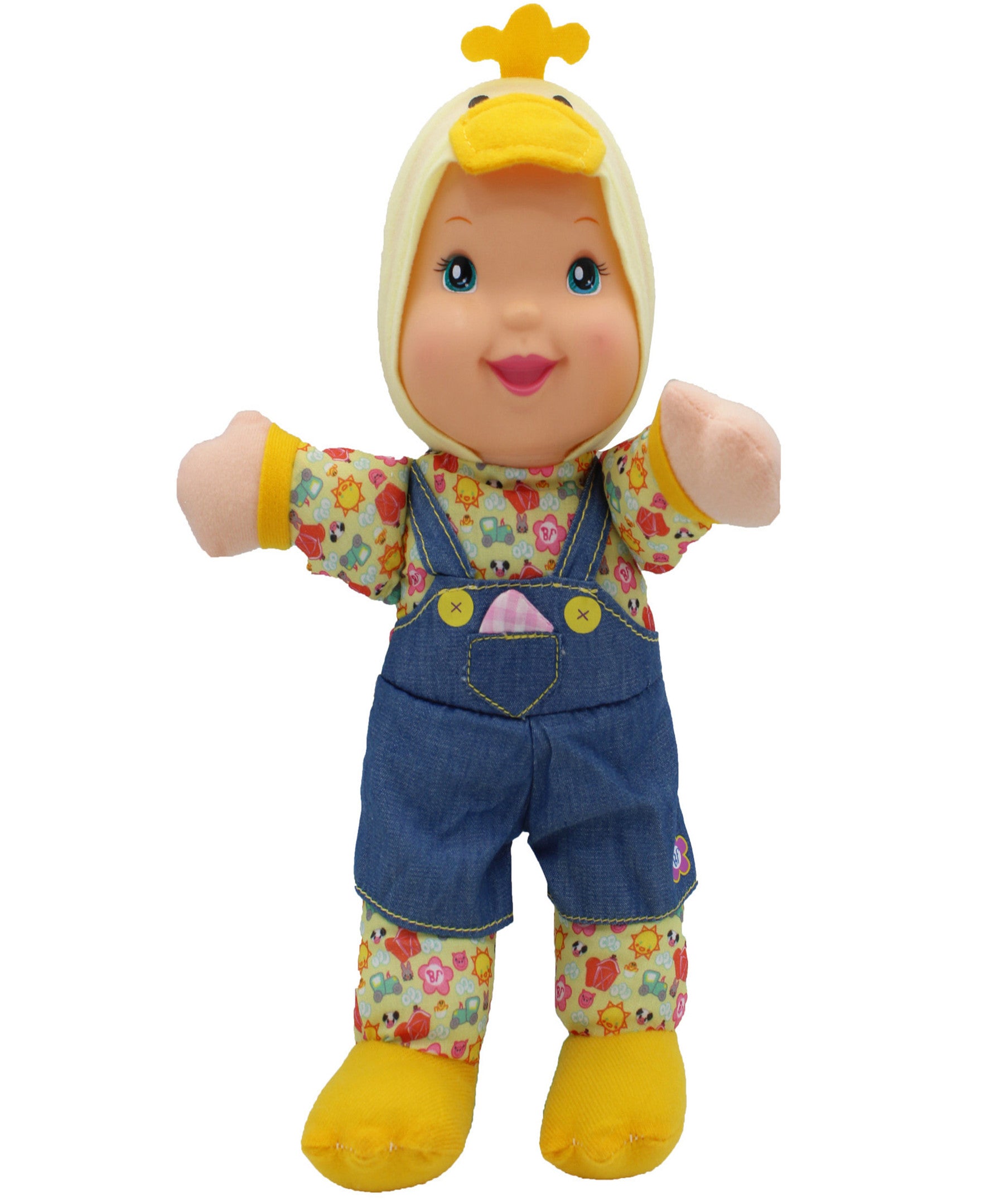 Baby's First Farm Animal Friends Musical Duck Doll - Interactive Plush Toy for Toddlers & Infants - Perfect for Early Learning, Playtime & Nursery Decor