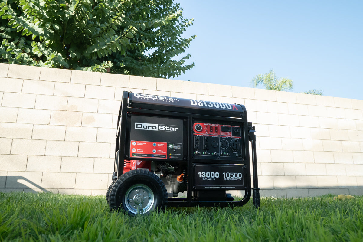 13,000 Watt Portable Gasoline Generator with CO Alert - Reliable Backup Power for Home, Camping & Emergency Use