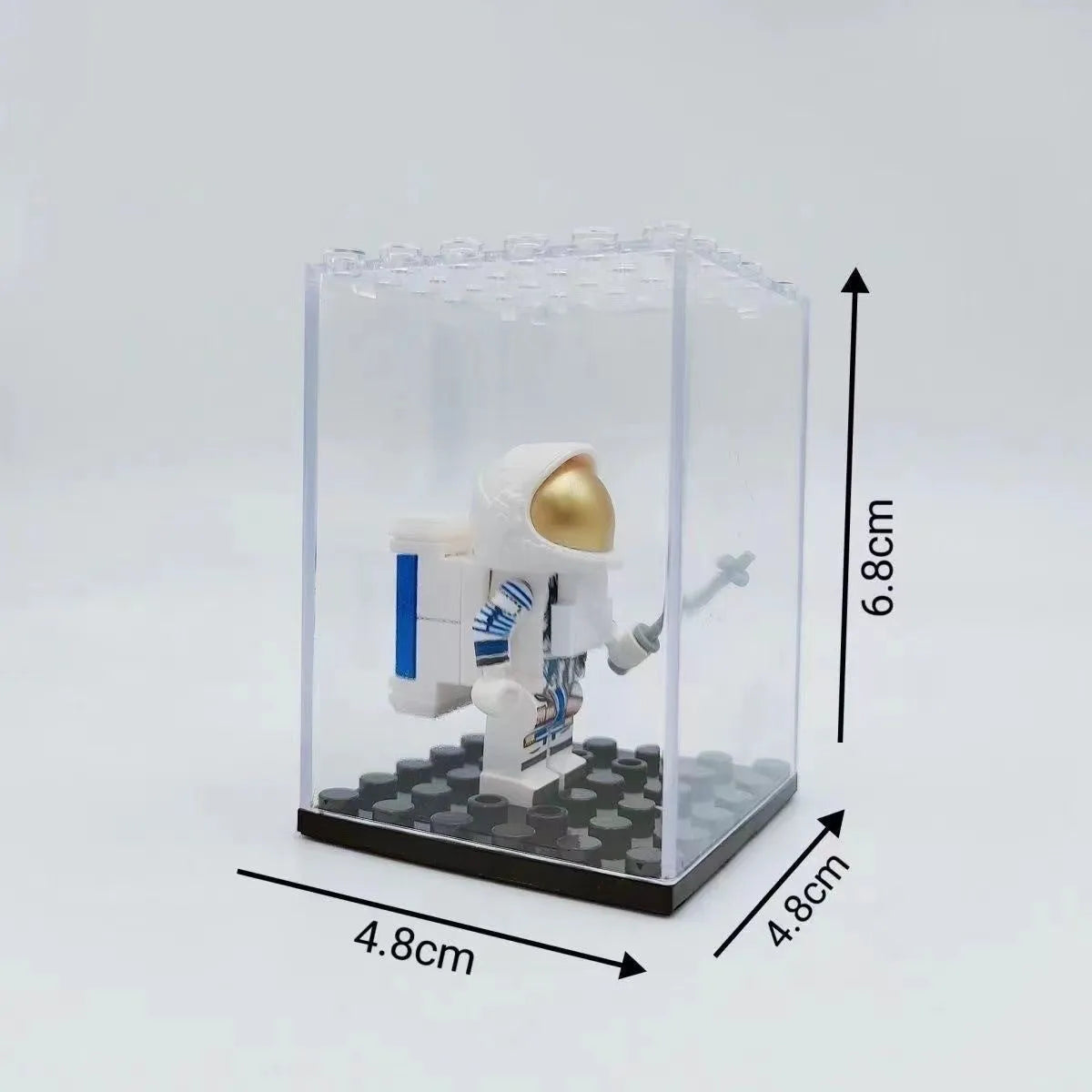 Premium LEGO Minifigure Display Case - Set of 1 or 2 Pieces - Perfect for Collectors & Home/Office Decoration