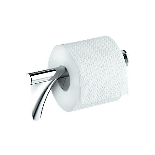 Axor 42236000 Massaud Chrome Toilet Paper Holder - Modern Bathroom Tissue Dispenser for Home & Hotel Use