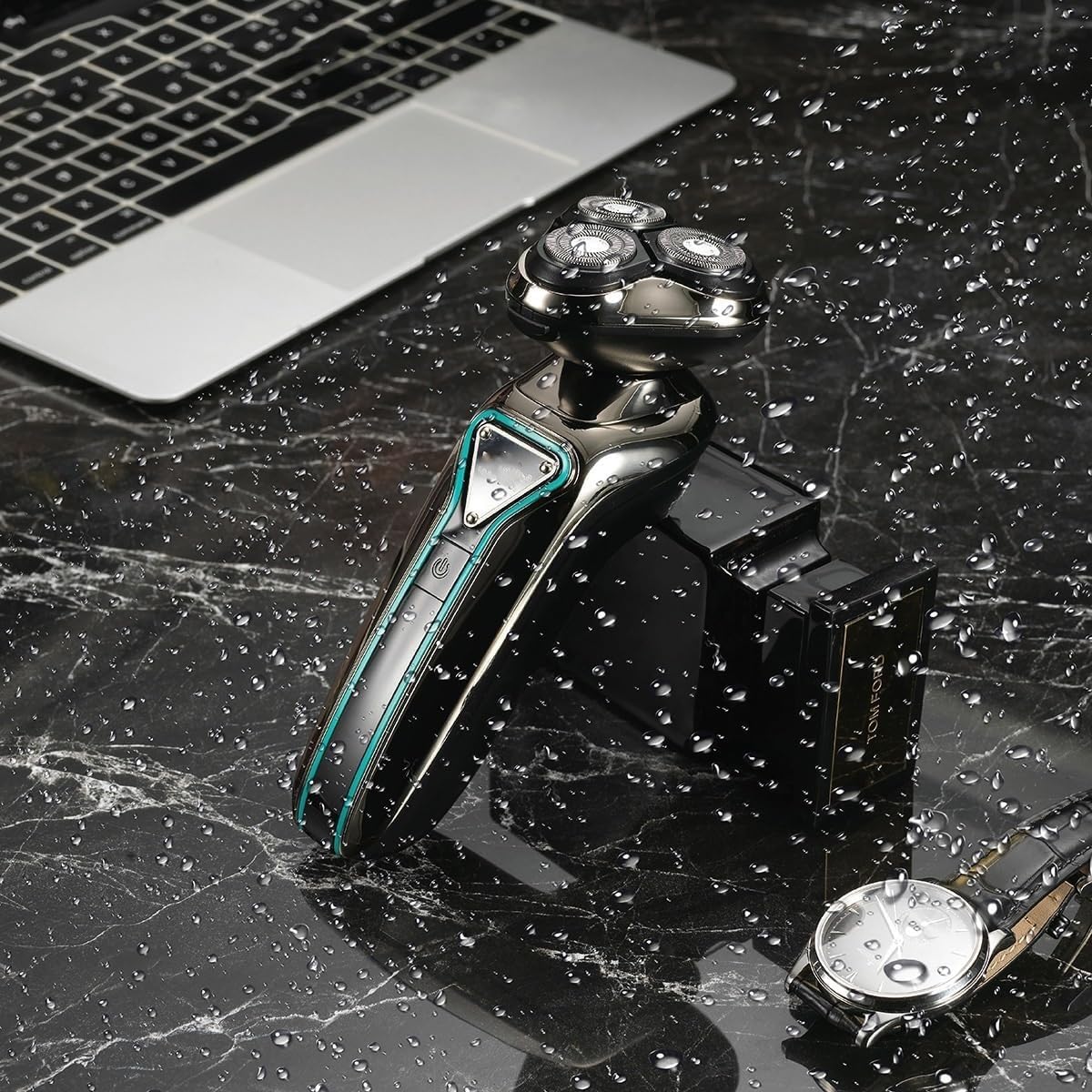 Best Electric Shavers for Men - Wet & Dry Waterproof Rechargeable Razor with LCD Display - Perfect for Travel, Home & Office Use