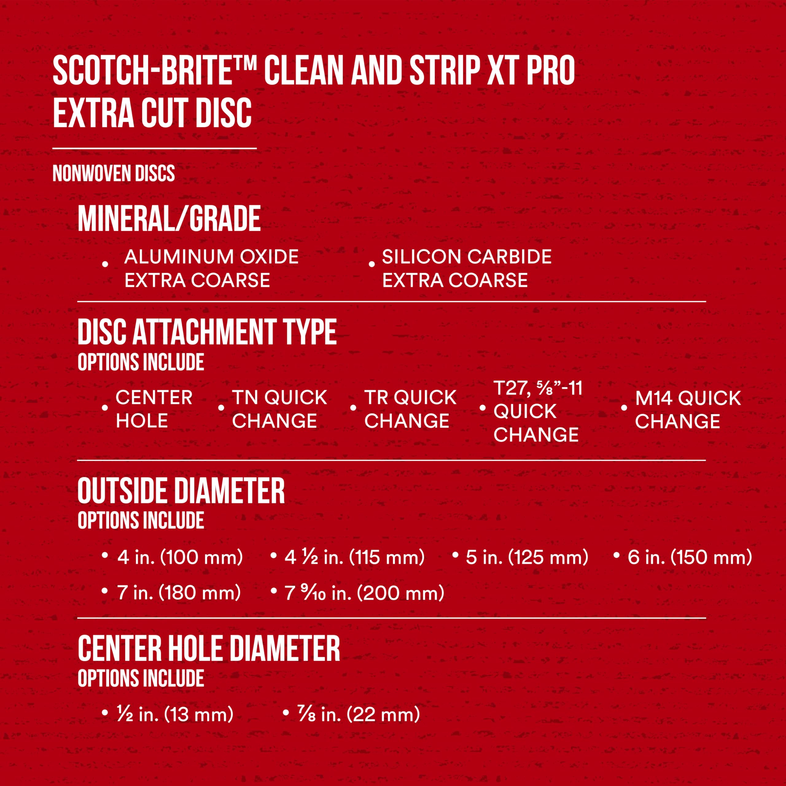 3M Scotch-Brite Clean and Strip XT Pro Extra Cut Disc - 7