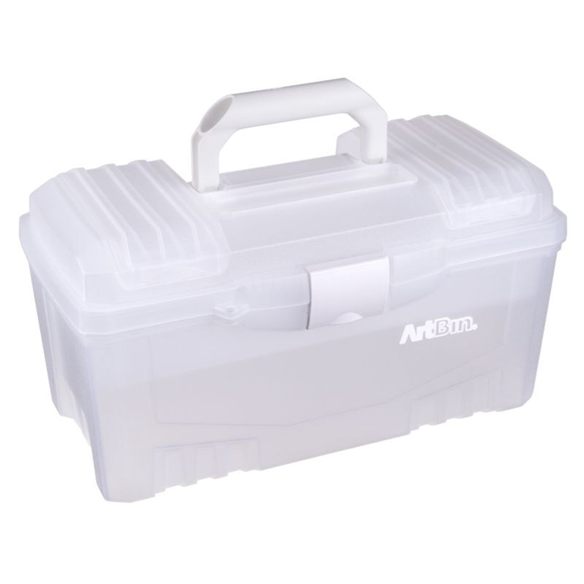 ArtBin Twin Top Art Box - 17 Inch Portable Storage Case for Art Supplies, Crafts & Stationery - Perfect for Artists, Students & DIY Projects