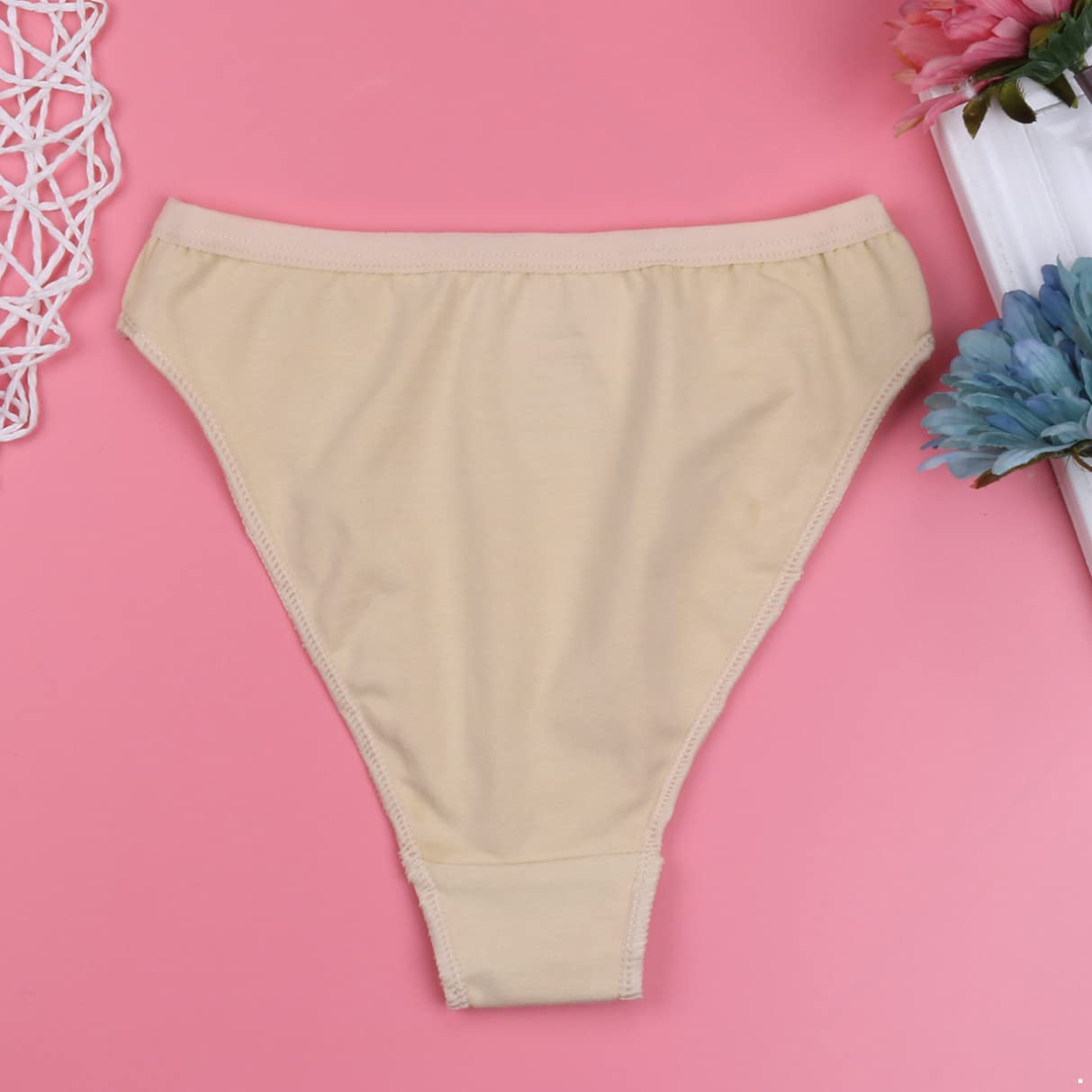 Girls High-Cut Ballet Dance Briefs - Soft Cotton Gymnastics Underwear for Ballet, Dance, and Gymnastics Practice