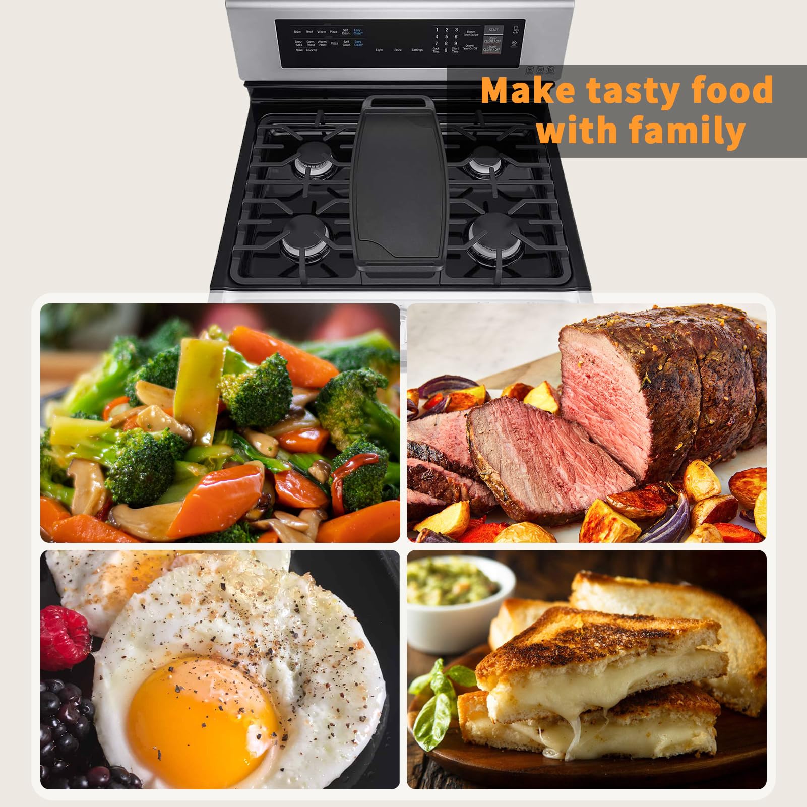 LG Gas Stove Replacement Griddle Plate - 19.1