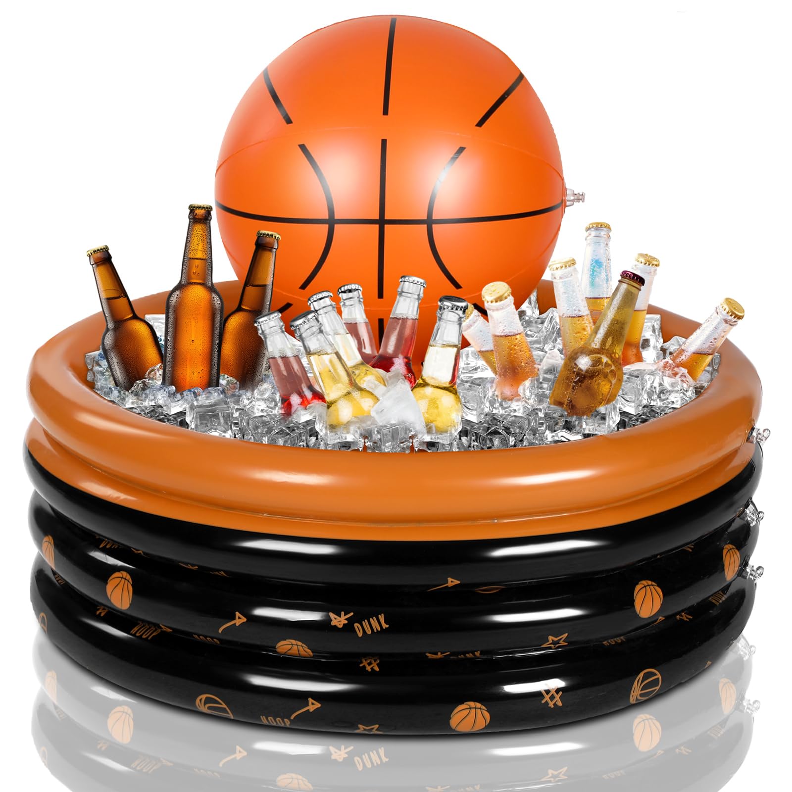 Bencailor Inflatable Cooler - Portable Football Drink Cooler, Toss Game, and Sports Field Decoration for Rugby, Basketball, Baseball - Perfect for Tailgates, Parties, and Outdoor Events