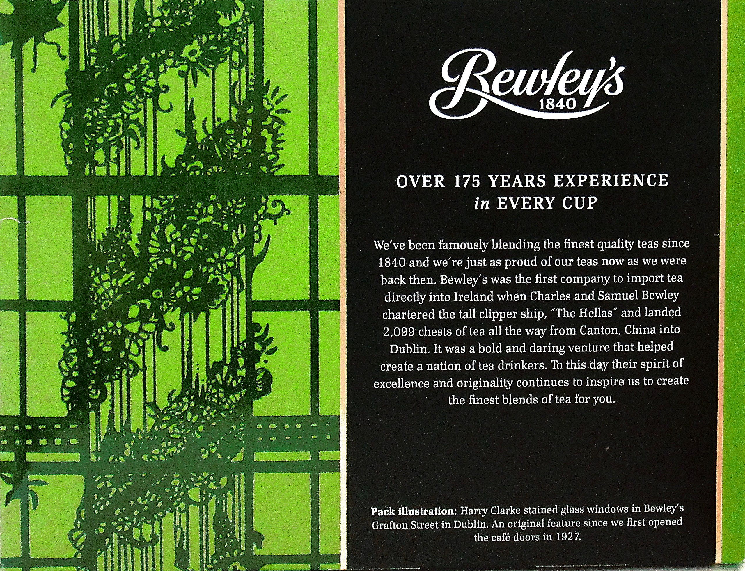 Bewleys Irish Breakfast Tea Bags - 80 Count (250g) | Premium Black Tea Blend | Perfect for Morning Energy & Afternoon Relaxation