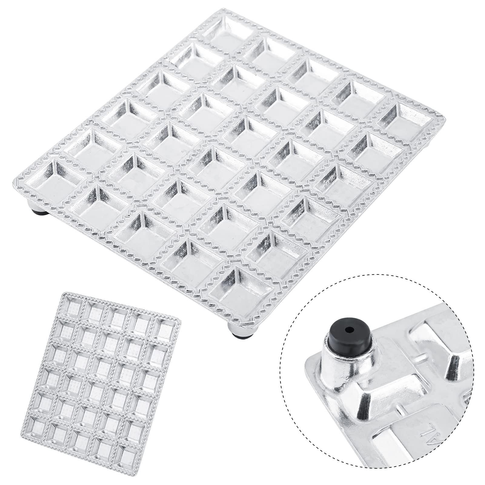Stainless Steel Ravioli Maker - Energy Saving Dumpling Pastry Press - Mini Kitchen Gadget for Homemade Pasta, Dumplings & More | Perfect for Italian Cooking, Meal Prep & Family Fun