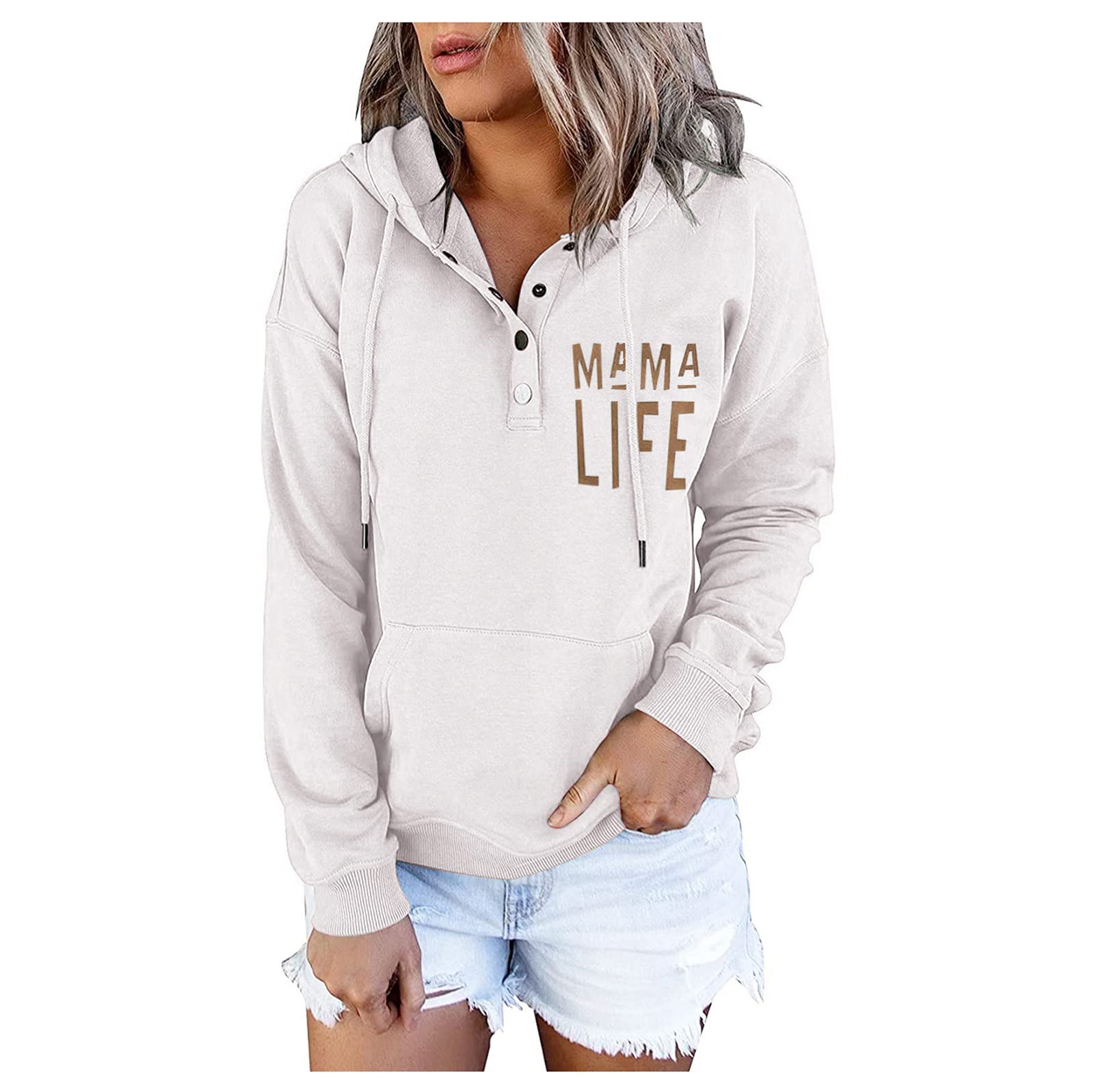 Women's Zip-Up Hoodie Sweatshirt - Long Sleeve Casual Pullover Jacket for Women | Warm Fleece Lined Fashion Top for Outdoor Activities, Gym & Everyday Wear