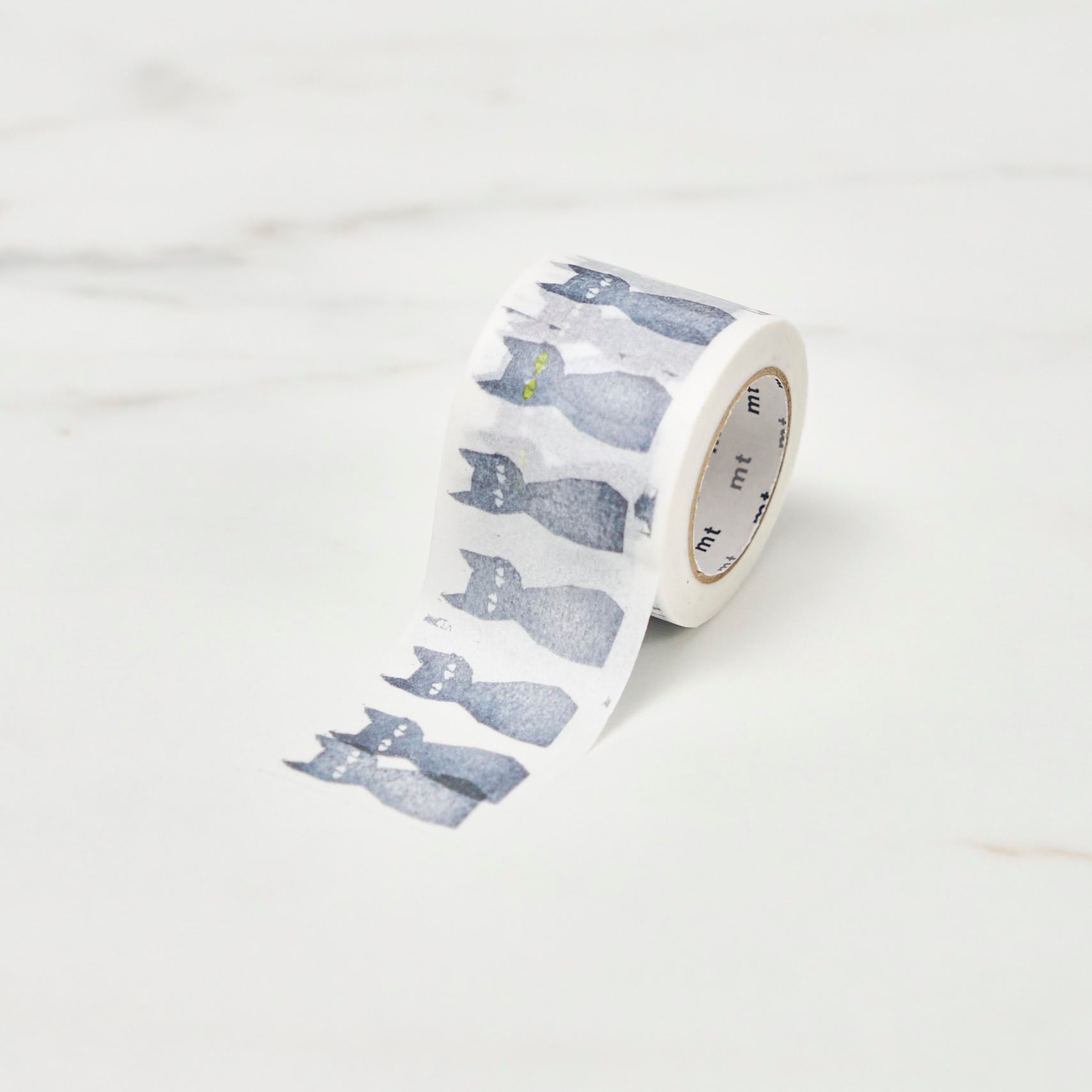Minä Perhonen Nature Silhouette Masking Tape - Decorative Washi Tape for Scrapbooking, Journaling, DIY Crafts & Gift Wrapping - Floral Design Japanese Paper Tape
