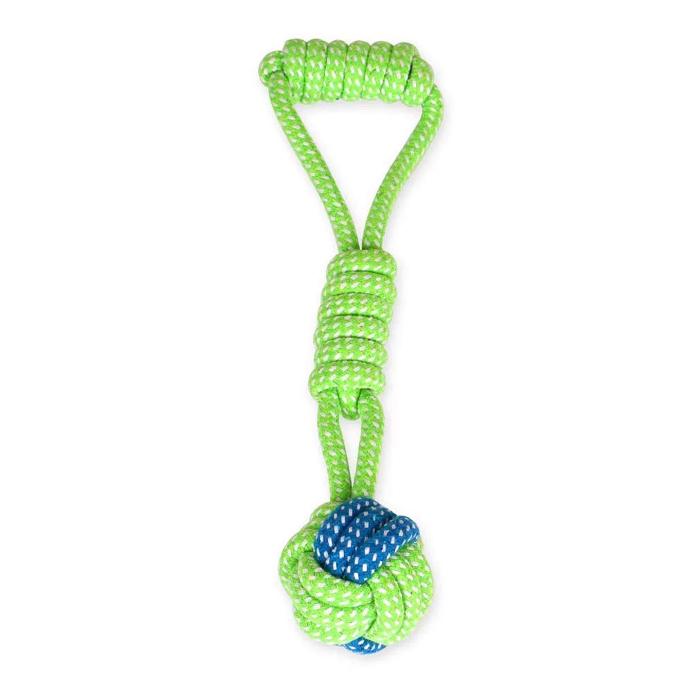 Durable Knotted Cotton Rope Dog Toy - Eco-Friendly Chew Toy for Small & Medium Dogs | Bite-Resistant, Aggressive Chewer Safe | Perfect for Indoor Play, Training & Teething Relief