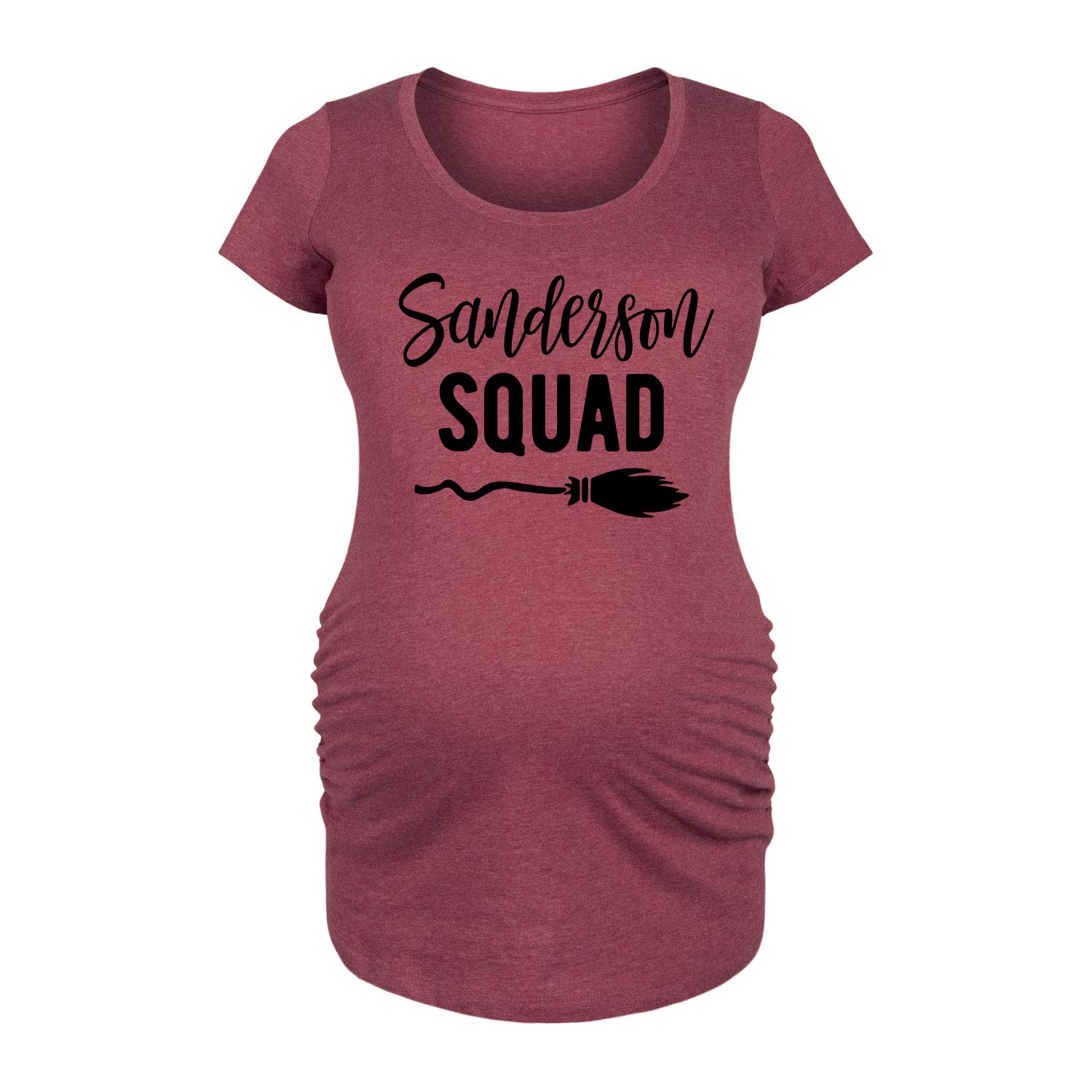 Bloom Maternity Sanderson Squad Scoop Neck Maternity T-Shirt - Soft Comfortable Pregnancy Tee for Everyday Wear & Maternity Photos