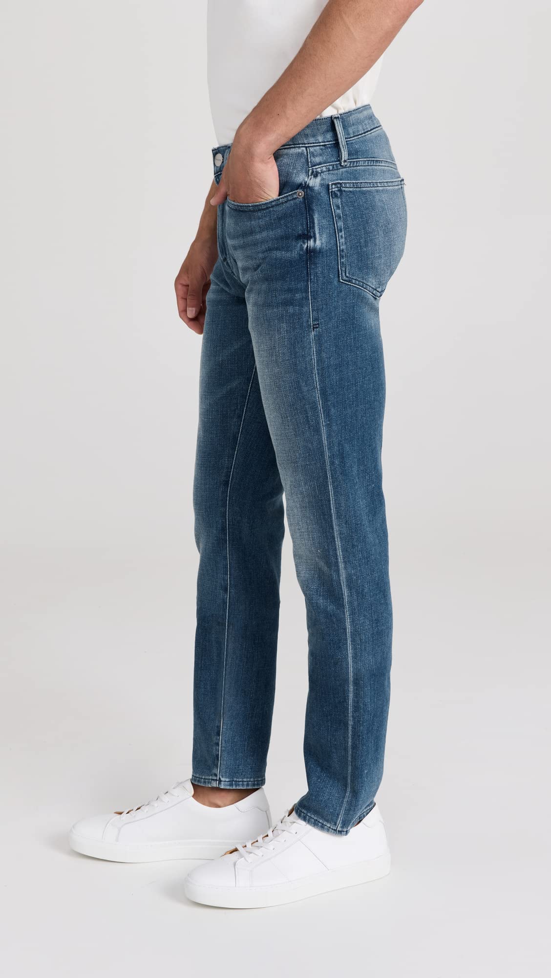 FRAME Men's L'Homme Slim Fit Stretch Denim Jeans - Comfortable & Stylish for Casual Wear, Work & Night Out