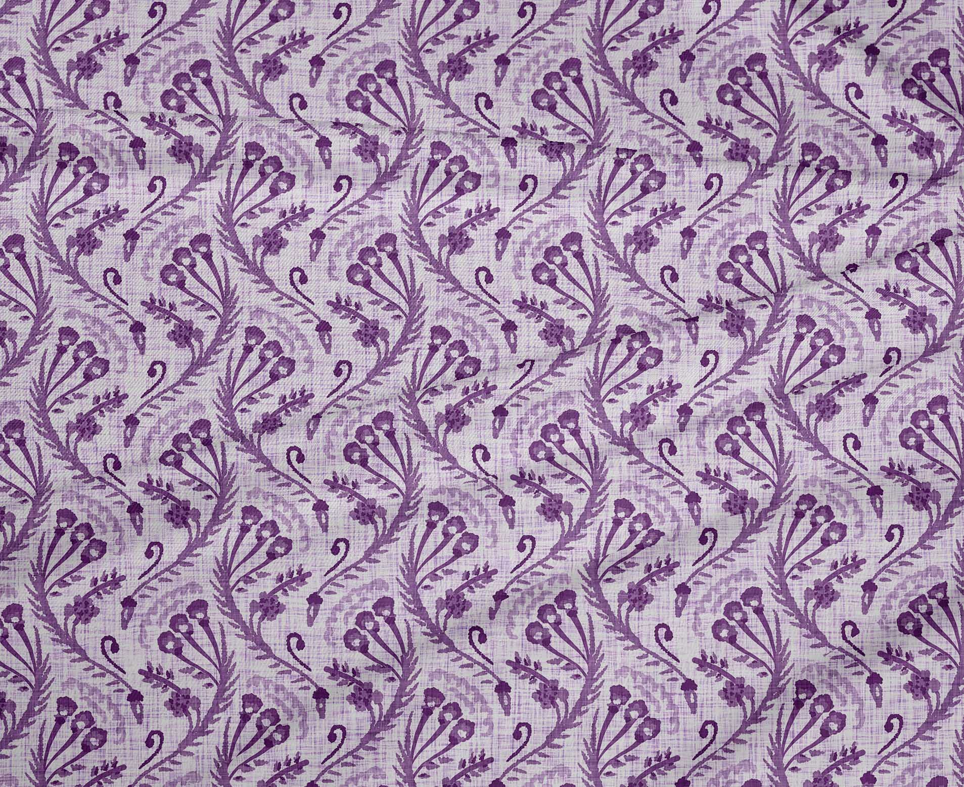 oneOone Cotton Jersey Light Violet Fabric Block - 58 Inch Wide Printed DIY Sewing Fabric by The Yard | Perfect for Clothing, Quilting & Home Decor Projects