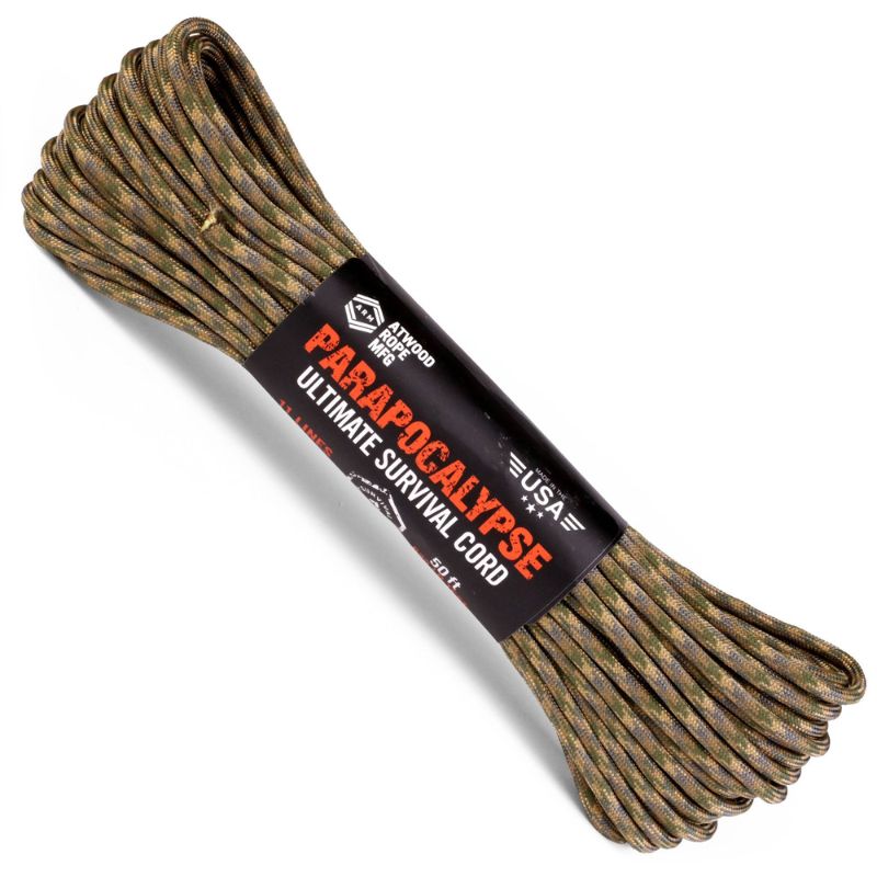 Parapocalypse Ultimate Survivor Cord - Heavy Duty Paracord for Outdoor Survival, Camping, Hiking & Emergency Preparedness