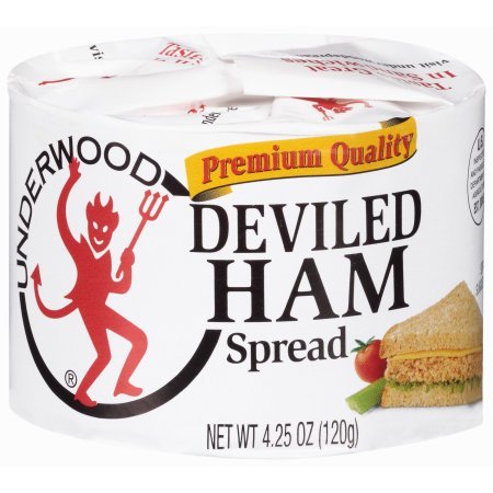 Underwood Deviled Ham 4.25 Oz Cans - Pack of 16 | Spiced Meat Spread for Sandwiches, Snacks & Charcuterie Boards | Perfect for Picnics, Lunches & Party Appetizers