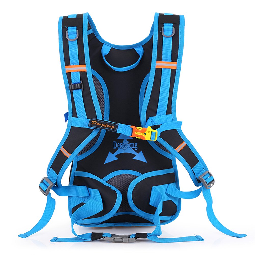 Waterproof Nylon Camping Backpack for Hiking, Travel, Cycling & Mountaineering - Lightweight Unisex Laptop Backpack (Black) - Perfect for Outdoor Adventures, Commuting & Daily Use