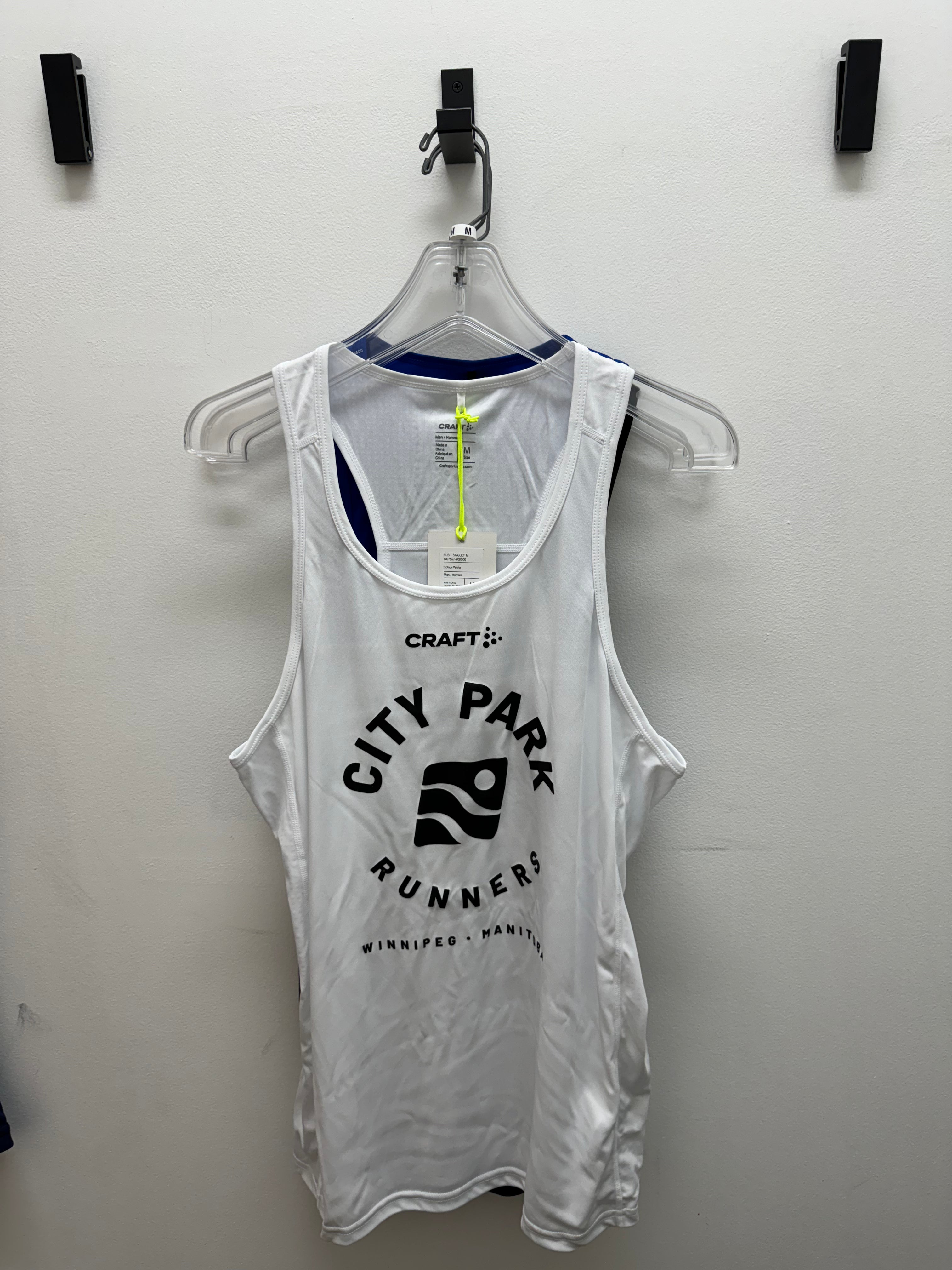 Men's Craft X City Park Runners Singlet - Lightweight Running Shirt for Men, Breathable Athletic Top for Jogging & Training - Perfect for Outdoor Workouts, Gym Sessions & Marathon Events
